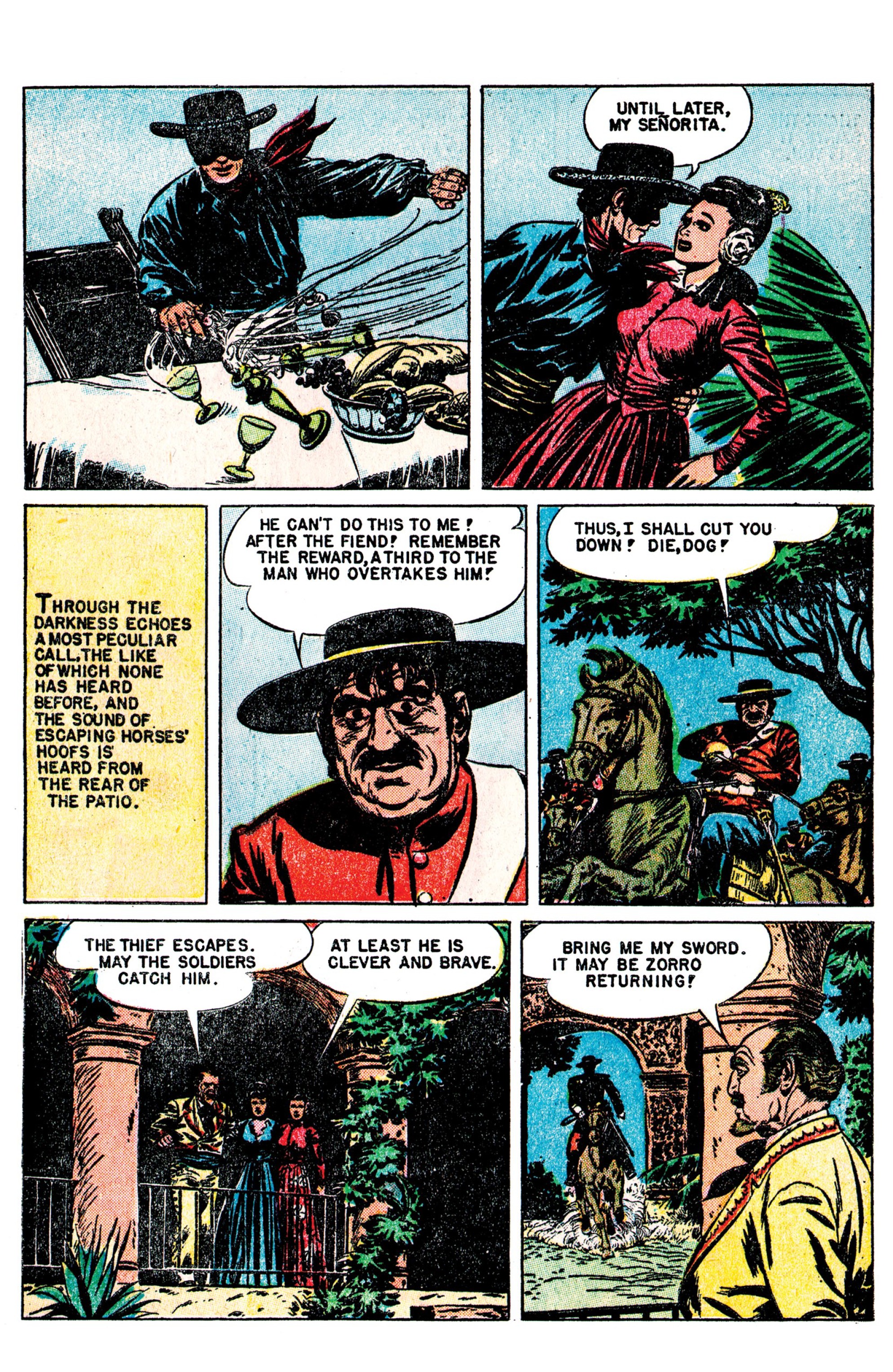Read online AM Archives: The Mark of Zorro #1 1949 Dell Edition comic -  Issue #1 1949 Dell Edition Full - 9
