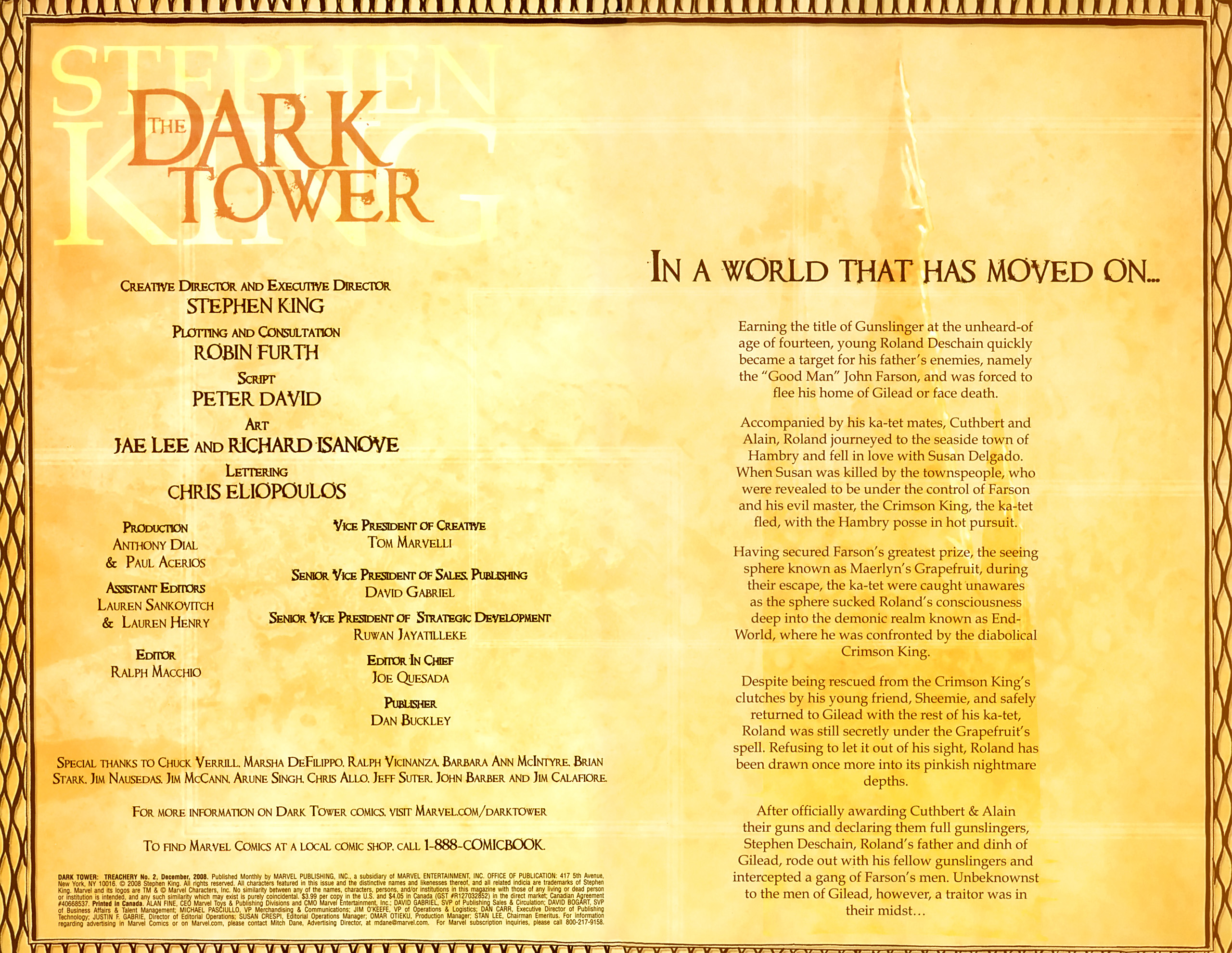 Read online Dark Tower: Treachery comic -  Issue #2 - 2