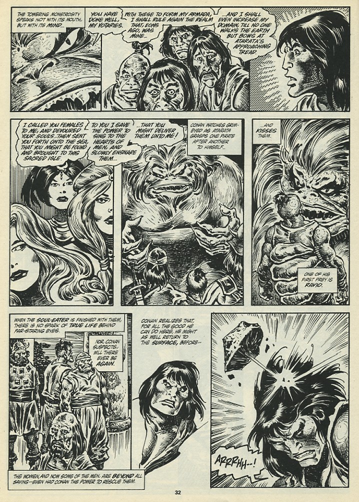 Read online The Savage Sword Of Conan comic -  Issue #198 - 34