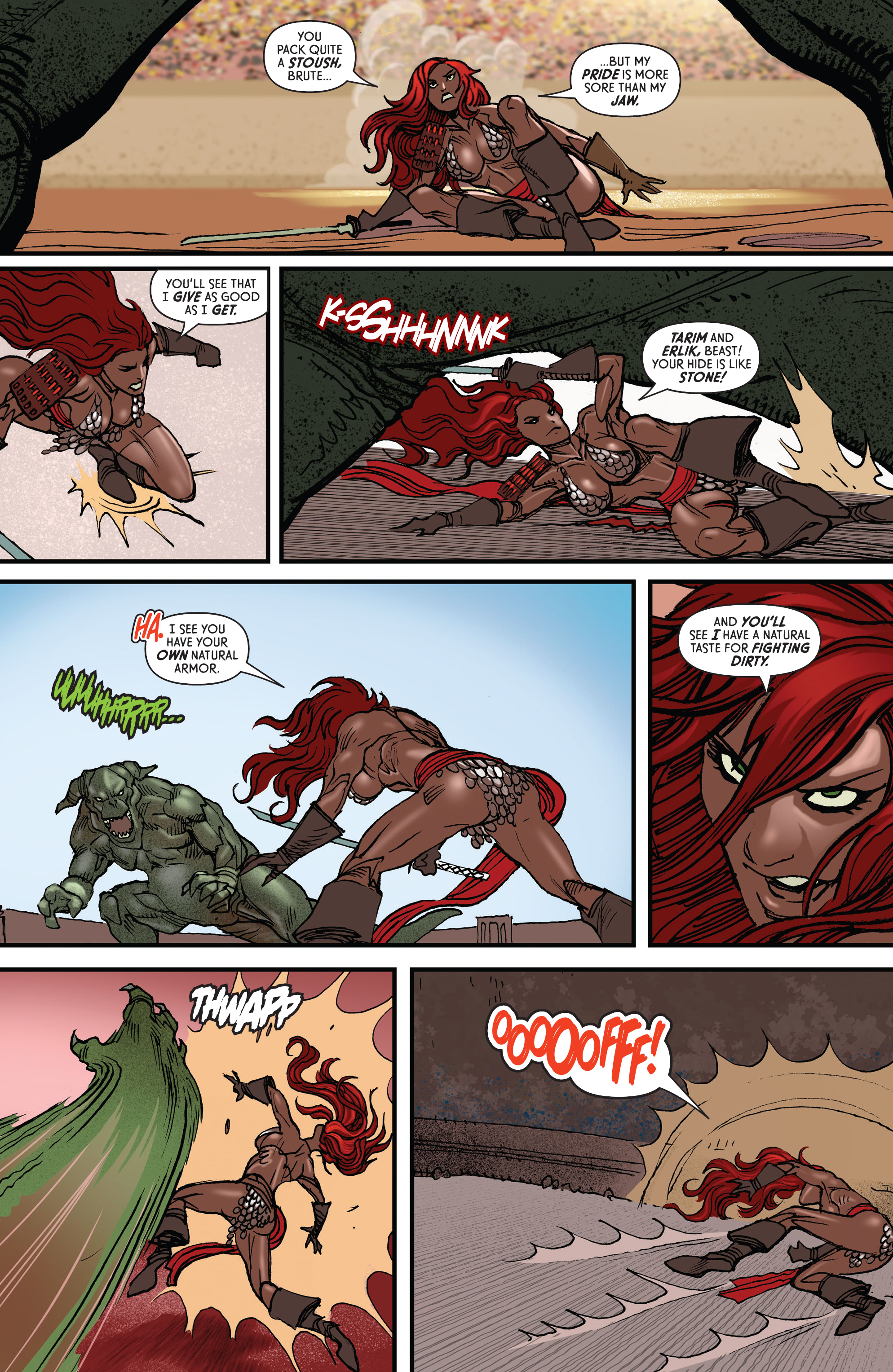 Read online The Invincible Red Sonja comic -  Issue #9 - 9