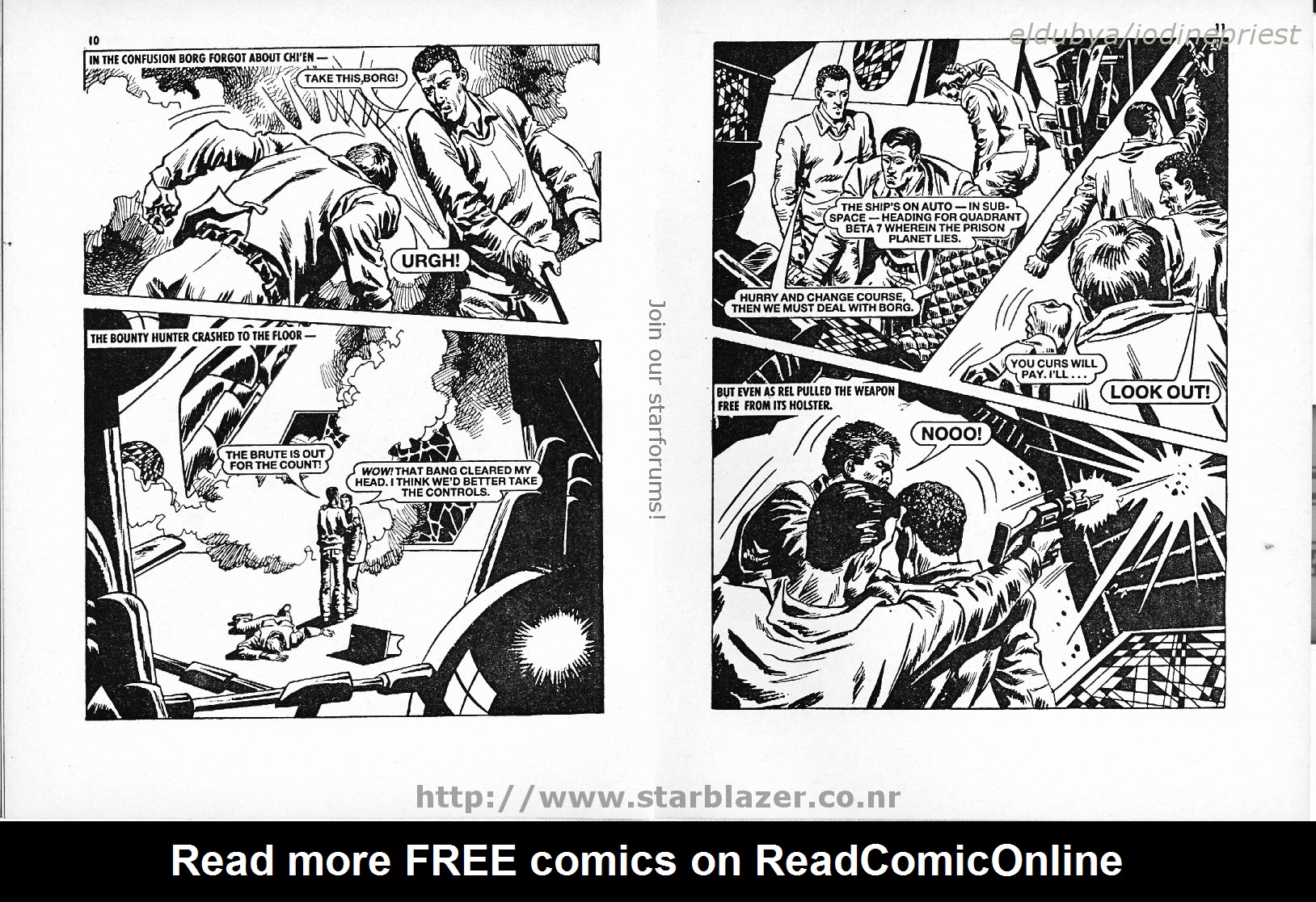 Read online Starblazer comic -  Issue #208 - 7