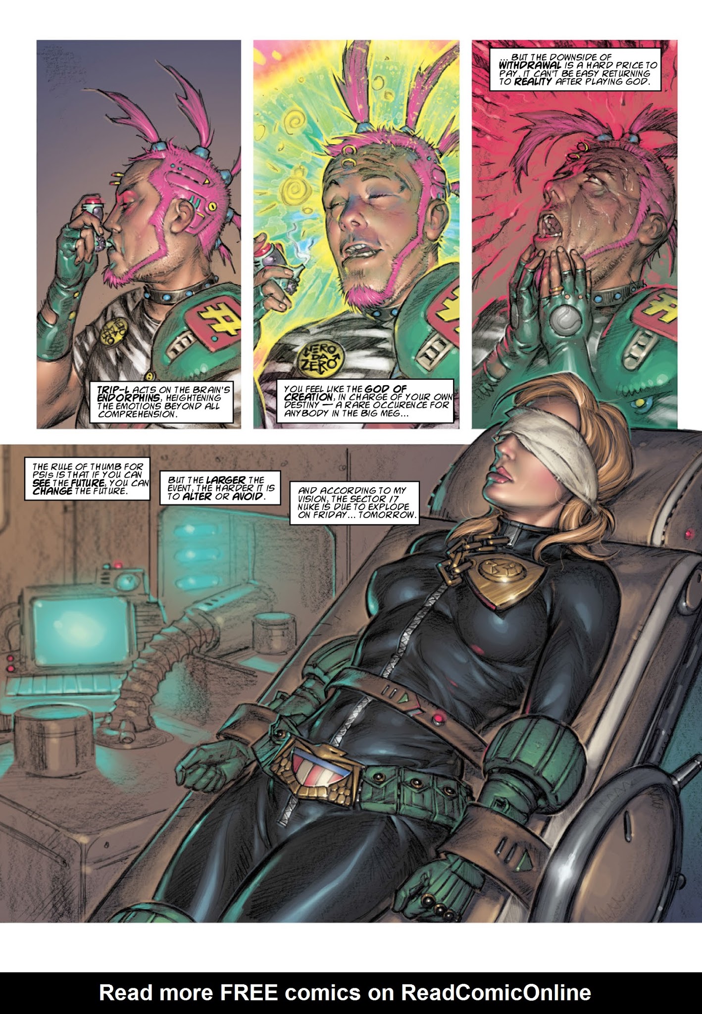 Read online Judge Anderson: The Psi Files comic -  Issue # TPB 5 - 191