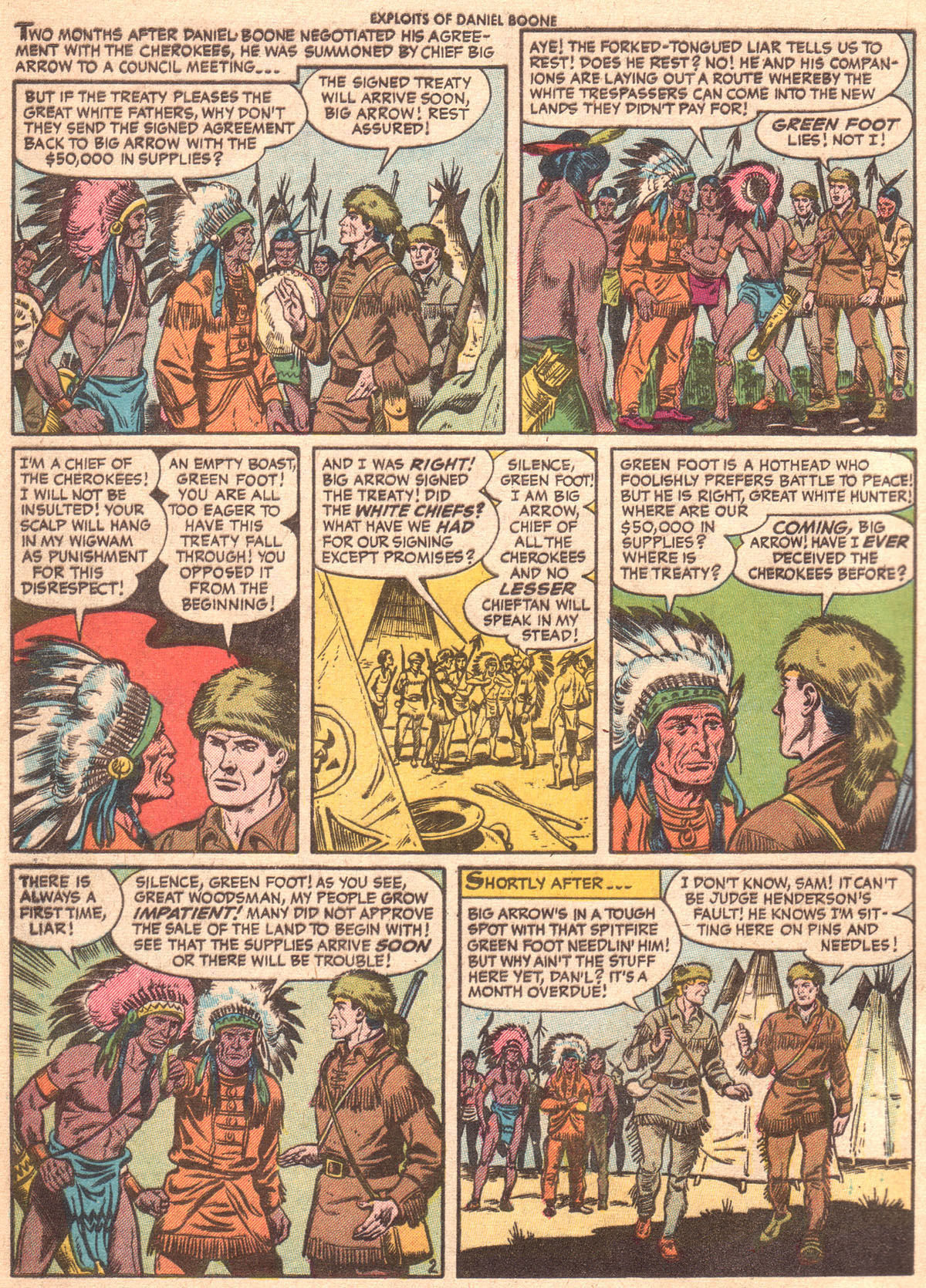 Read online Exploits of Daniel Boone comic -  Issue #5 - 4