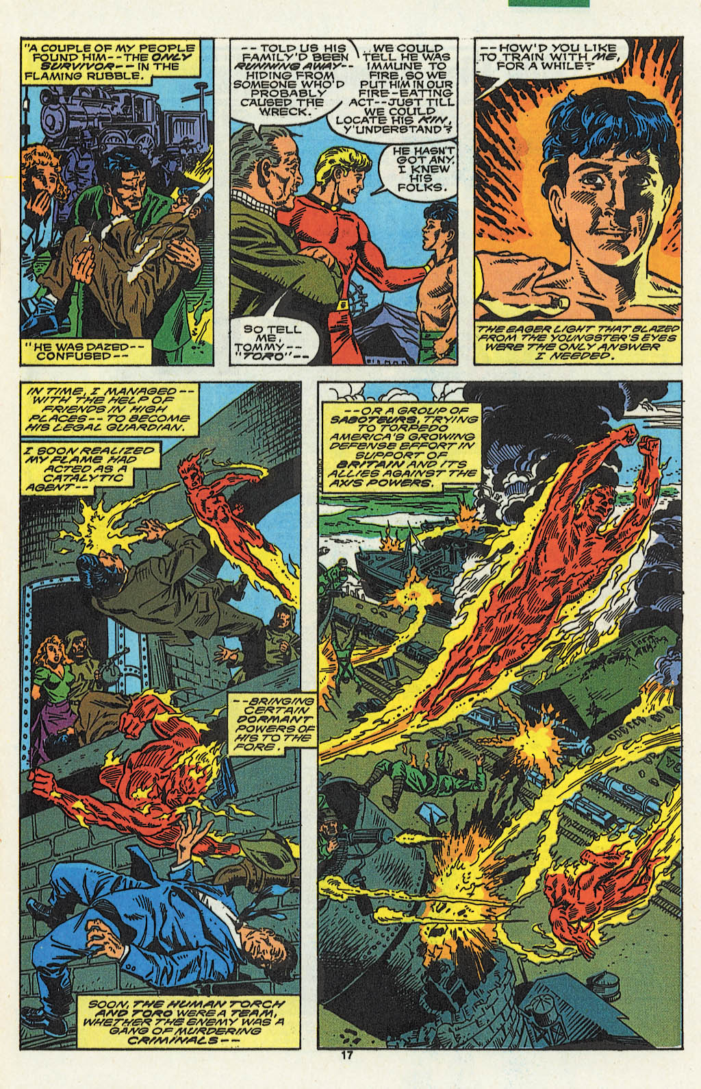 Read online The Saga of the Original Human Torch comic -  Issue #2 - 14