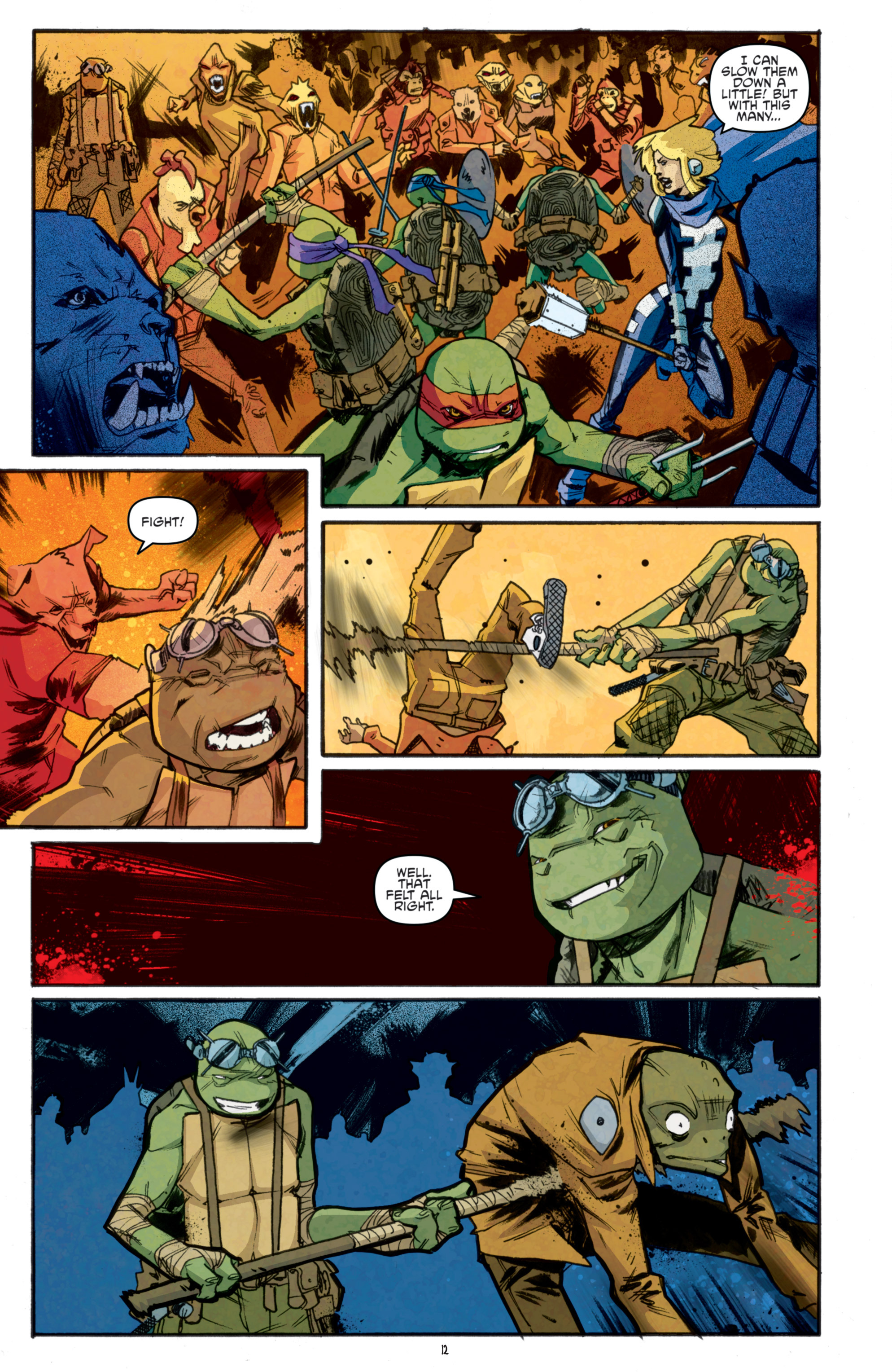 Read online Teenage Mutant Ninja Turtles: Turtles in Time comic -  Issue #4 - 14