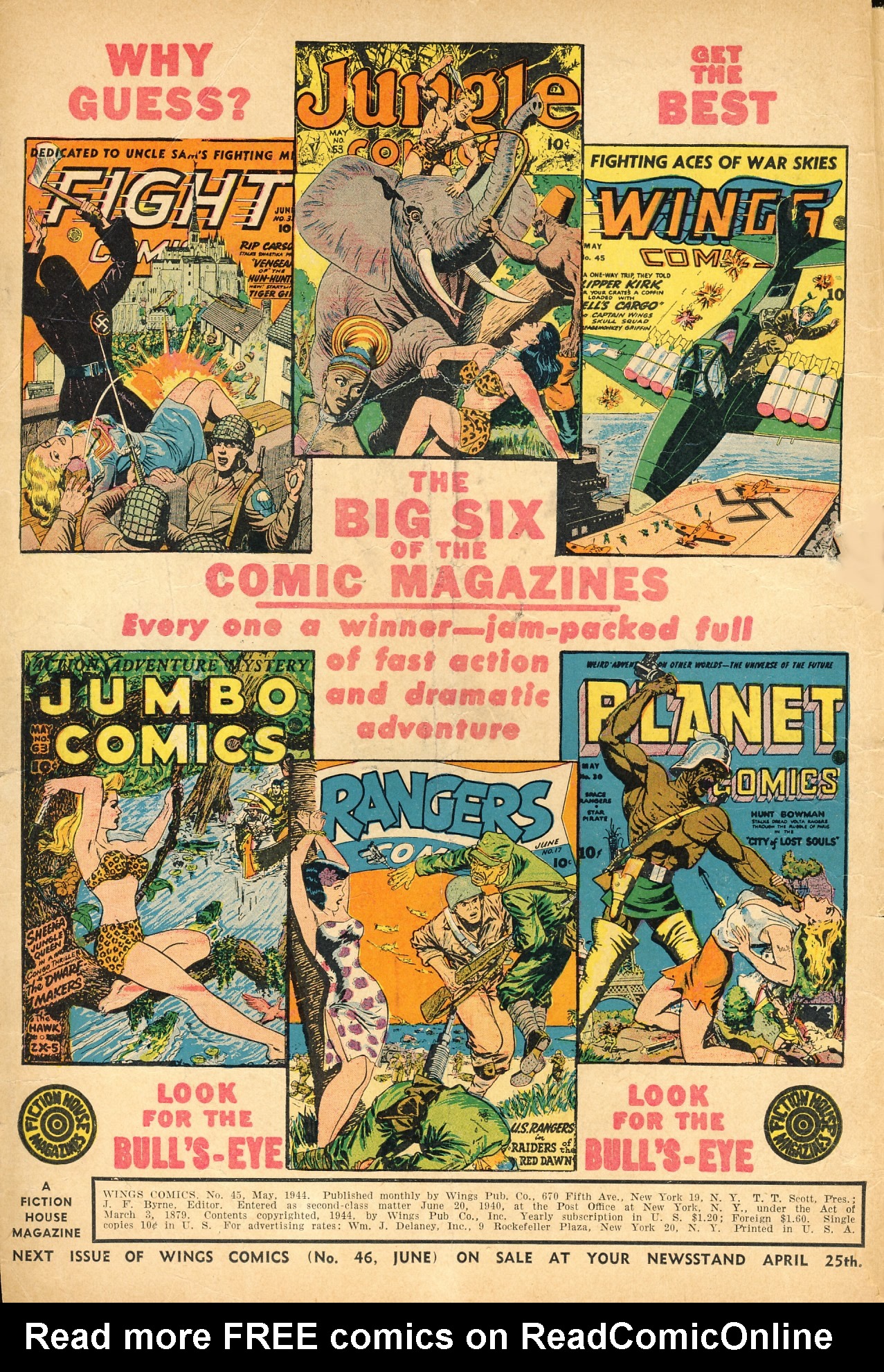 Read online Wings Comics comic -  Issue #45 - 2