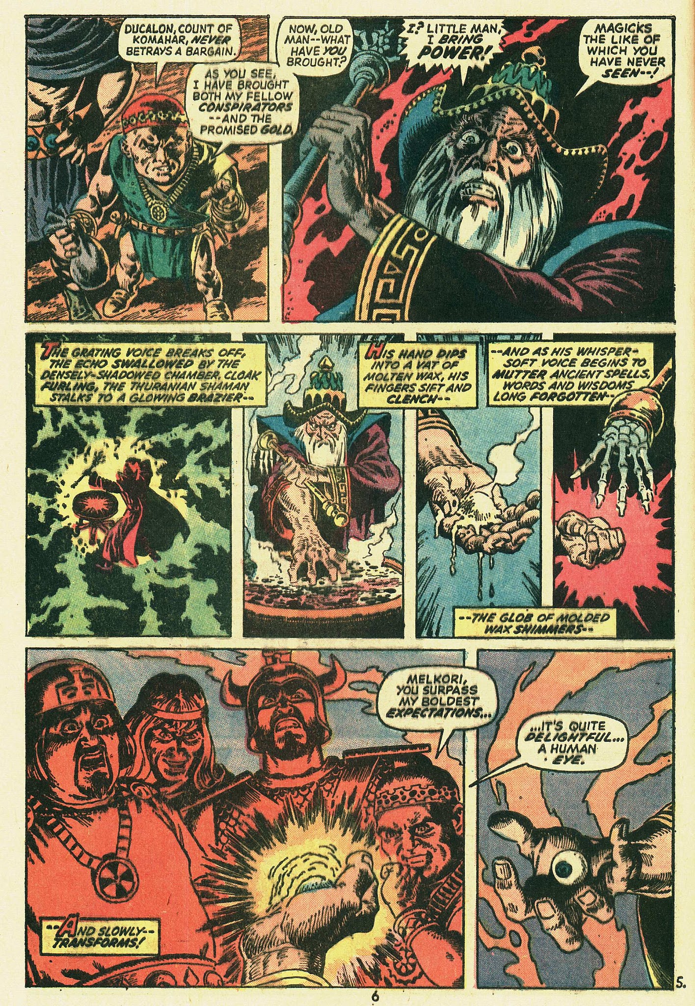 Read online Kull, the Conqueror (1971) comic -  Issue #4 - 6