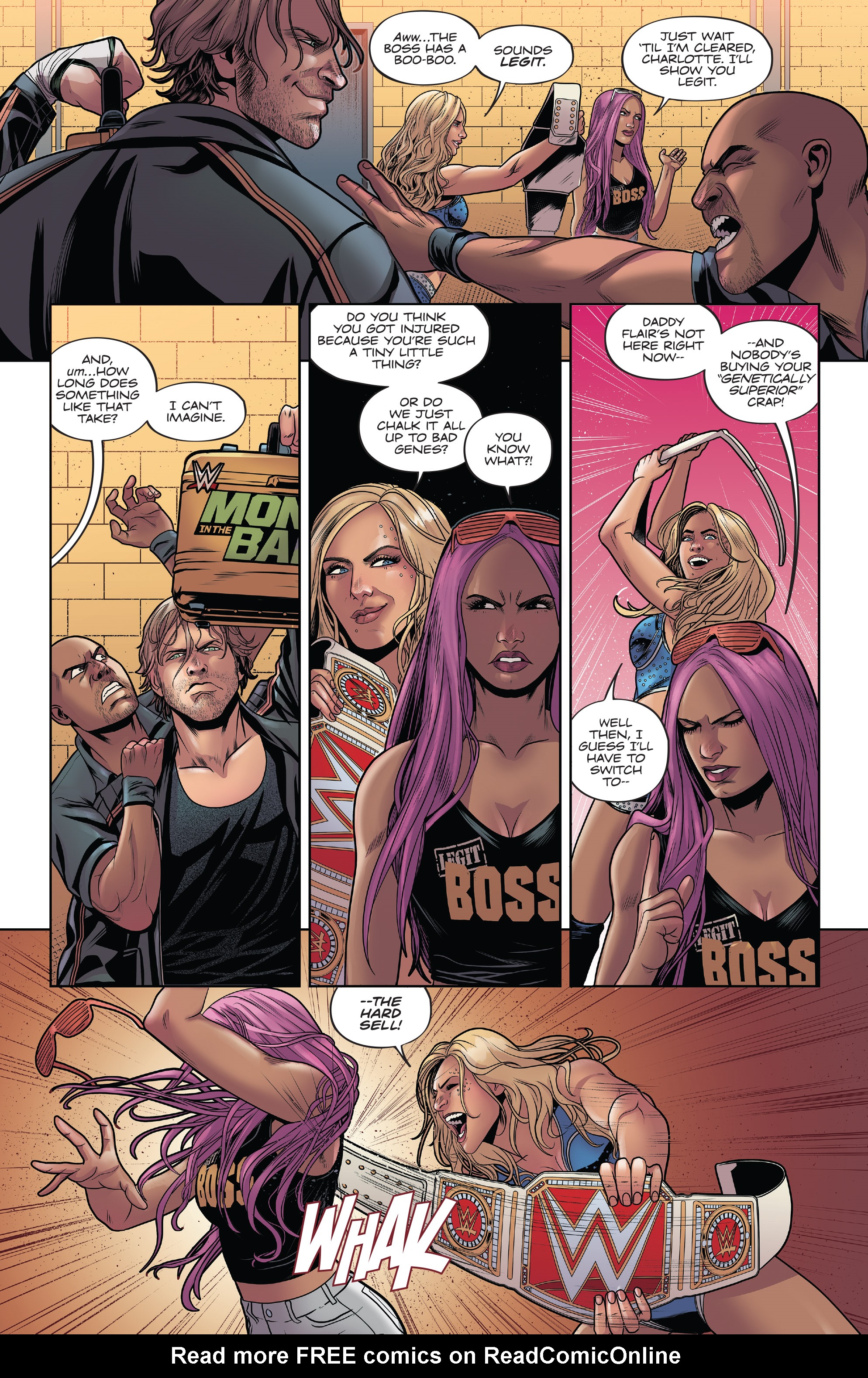 Read online WWE comic -  Issue #5 - 8