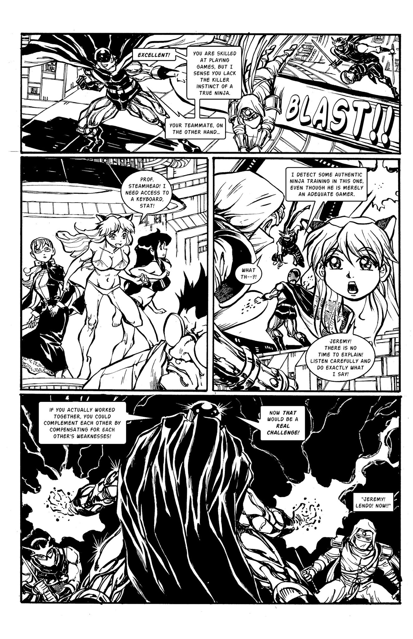 Read online Super Ninja High School comic -  Issue # Full - 22