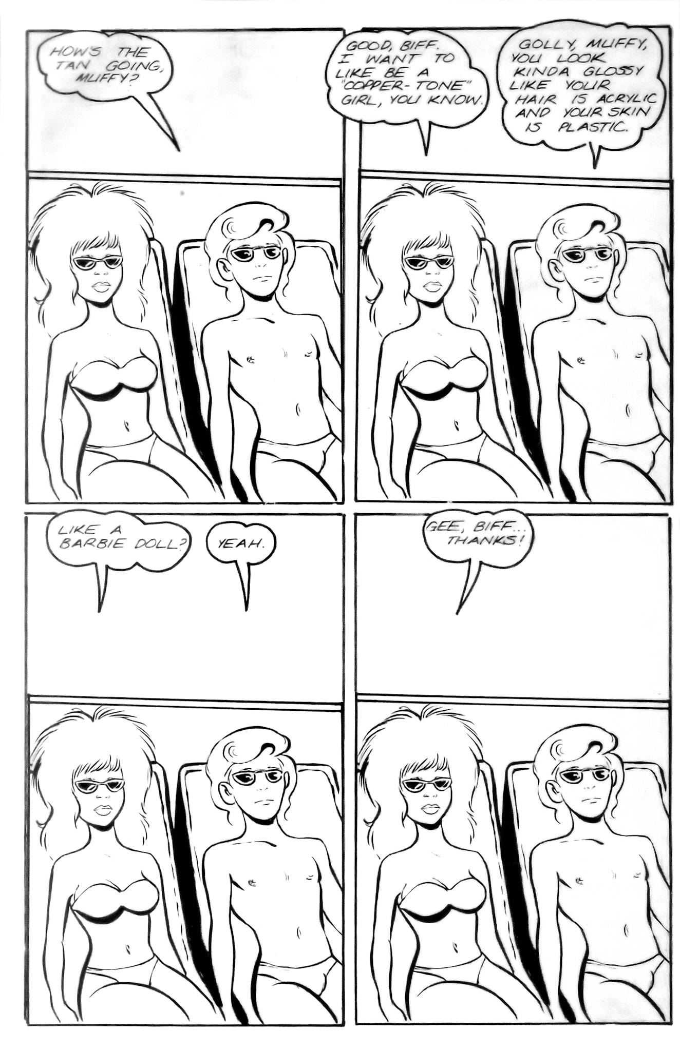 Read online Leather & Lace (1989) comic -  Issue #15 - 10