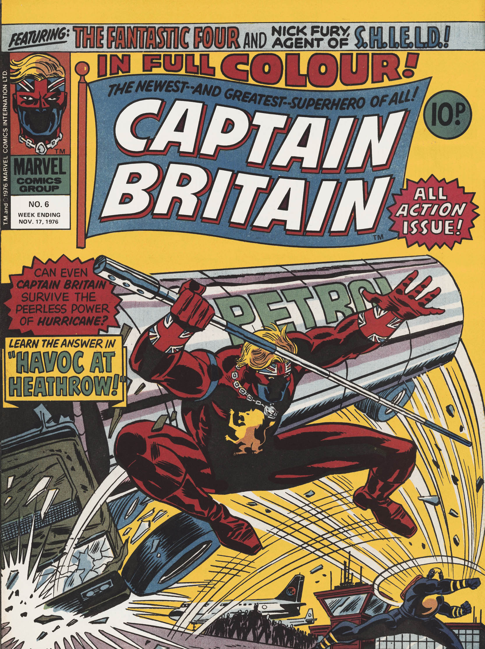 Read online Captain Britain (1976) comic -  Issue #6 - 1