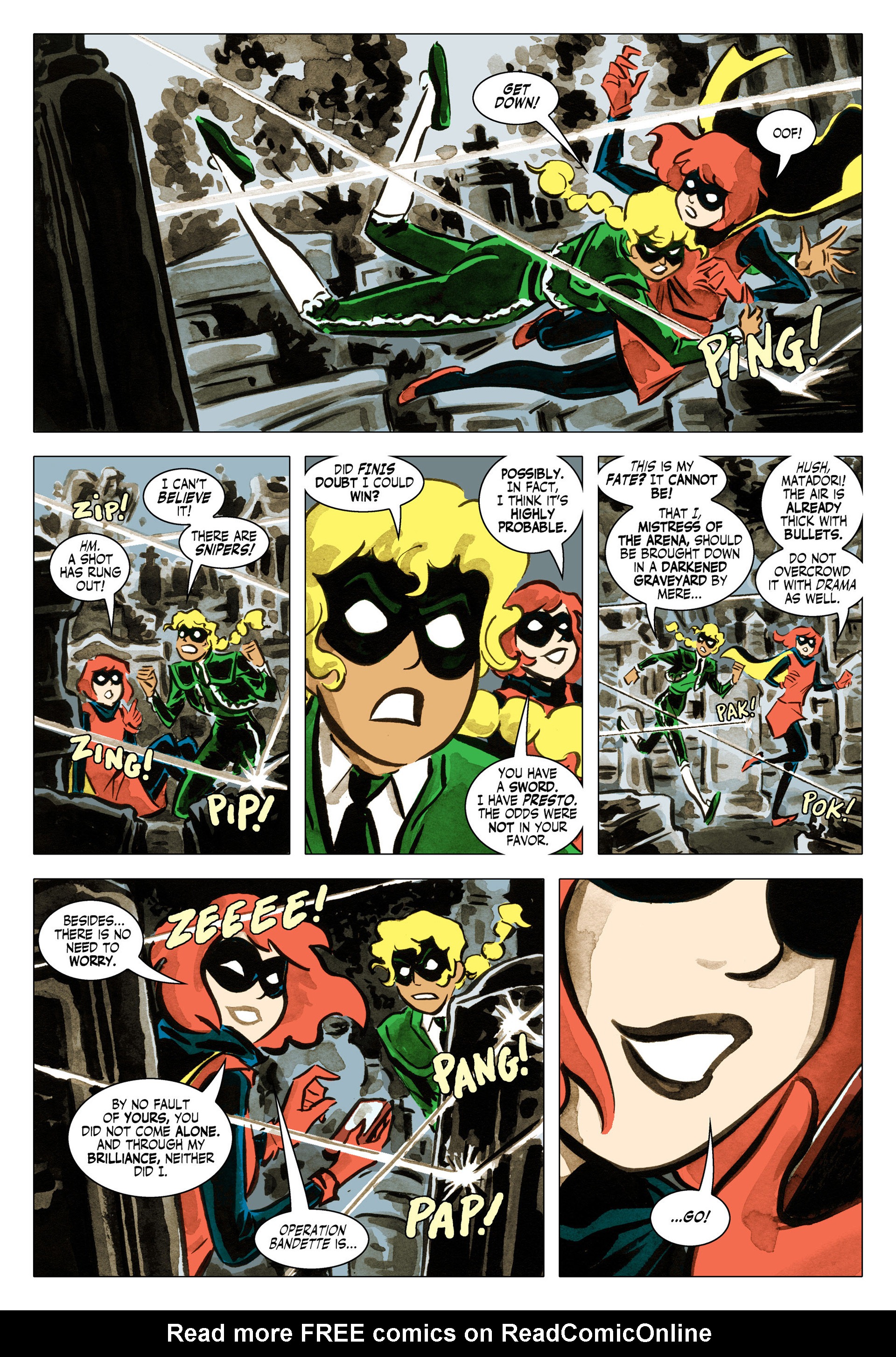 Read online Bandette (2012) comic -  Issue #4 - 15