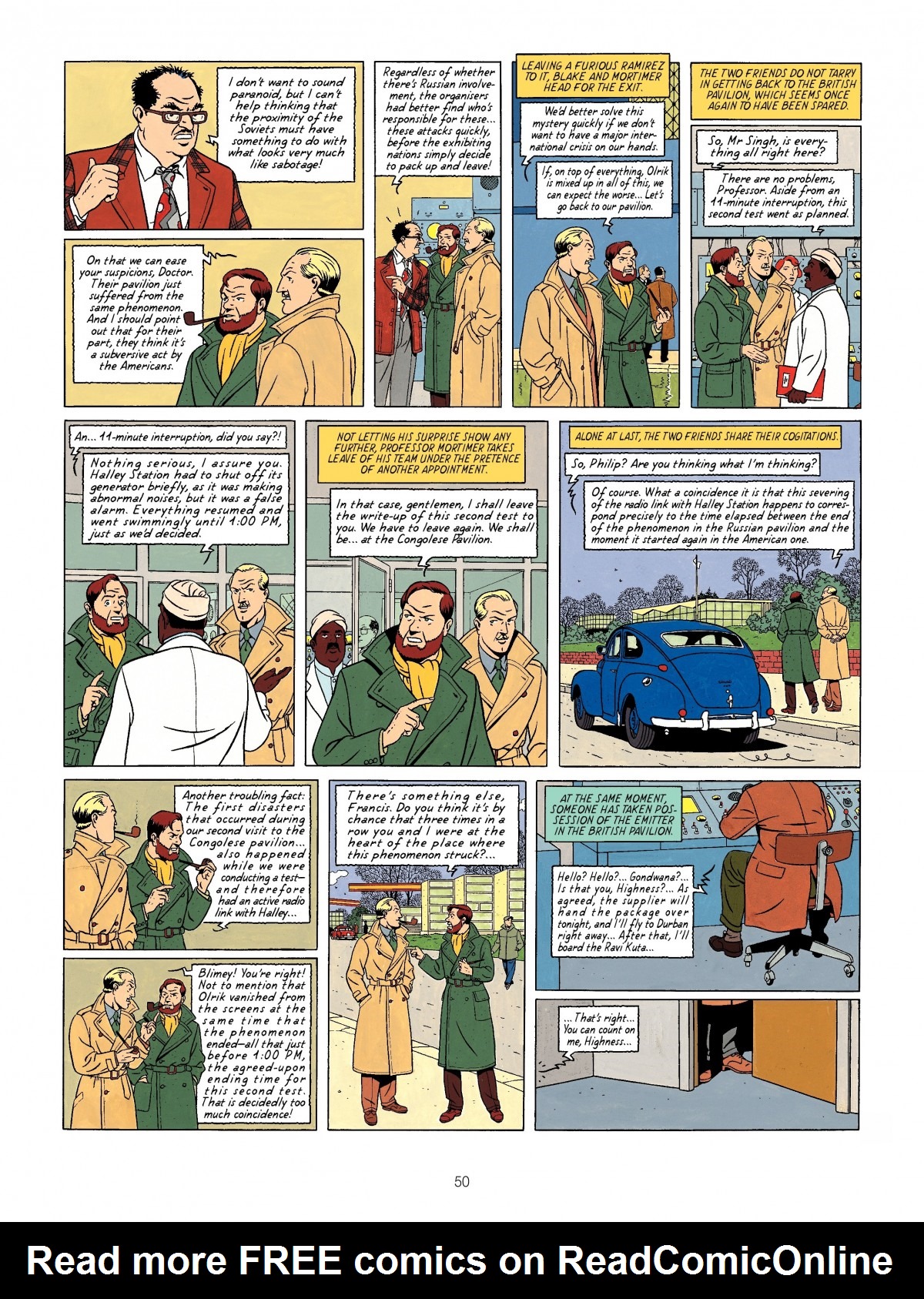 Read online Blake & Mortimer comic -  Issue #9 - 52