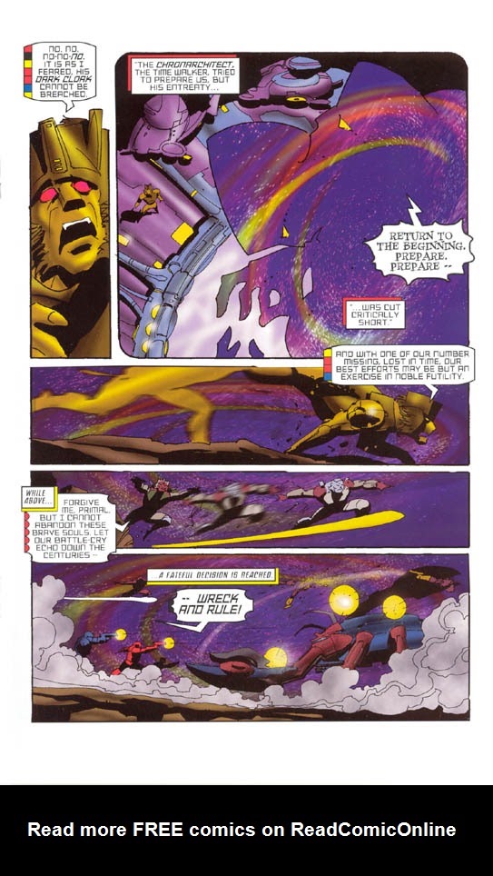 Read online Tales from the Transformers: Beast Wars: Reaching the Omega Point comic -  Issue # Full - 21