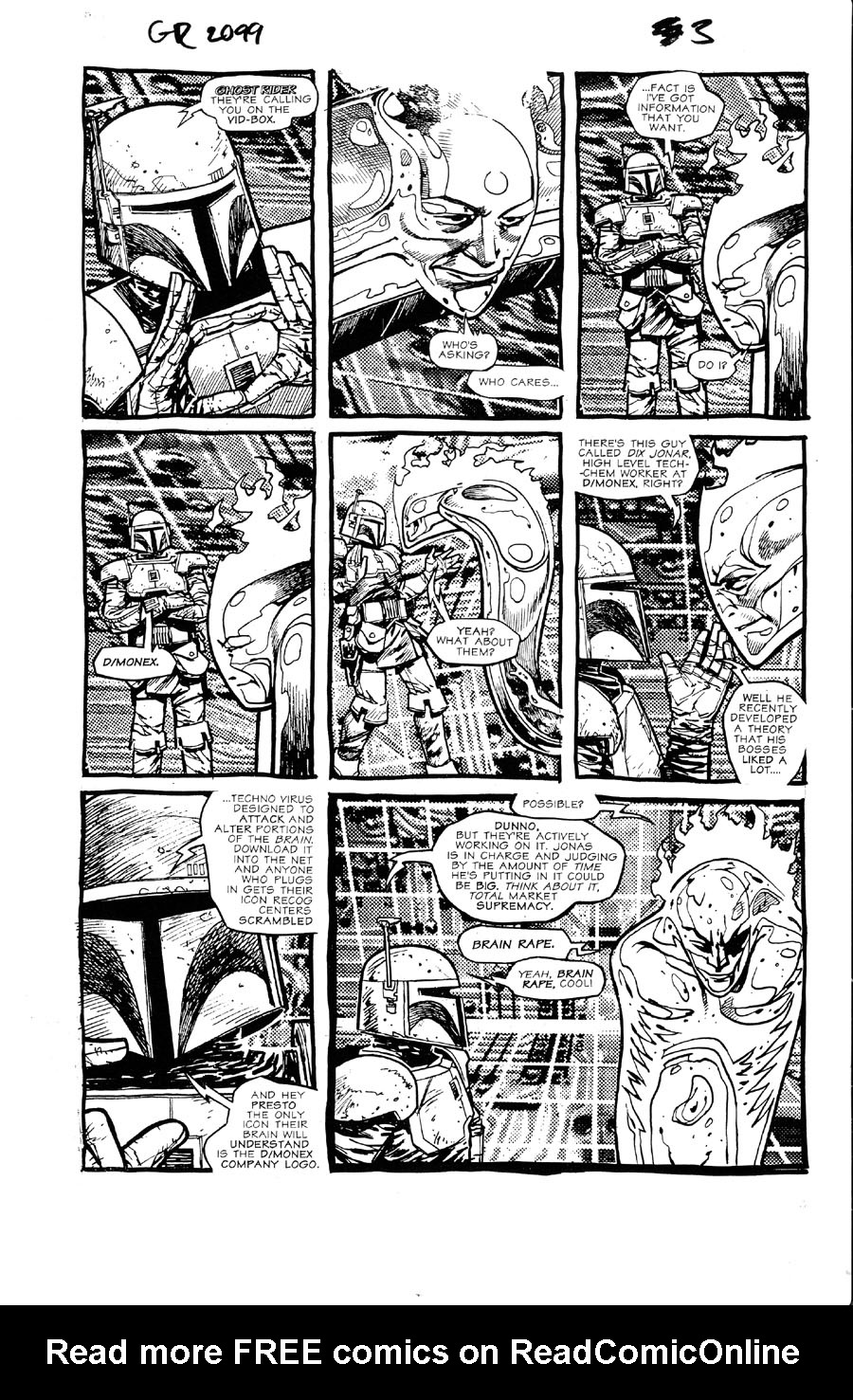 Read online Ghost Rider 2099: Daddy Dearest comic -  Issue # Full - 3