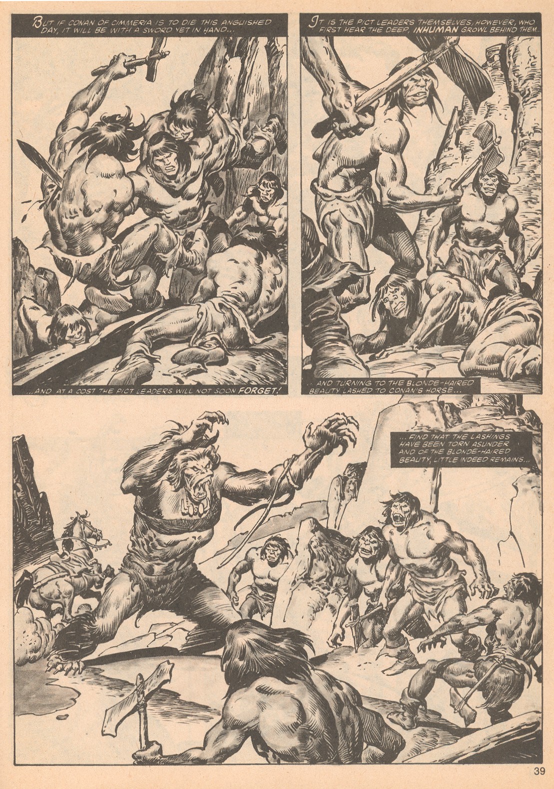 Read online The Savage Sword Of Conan comic -  Issue #64 - 39