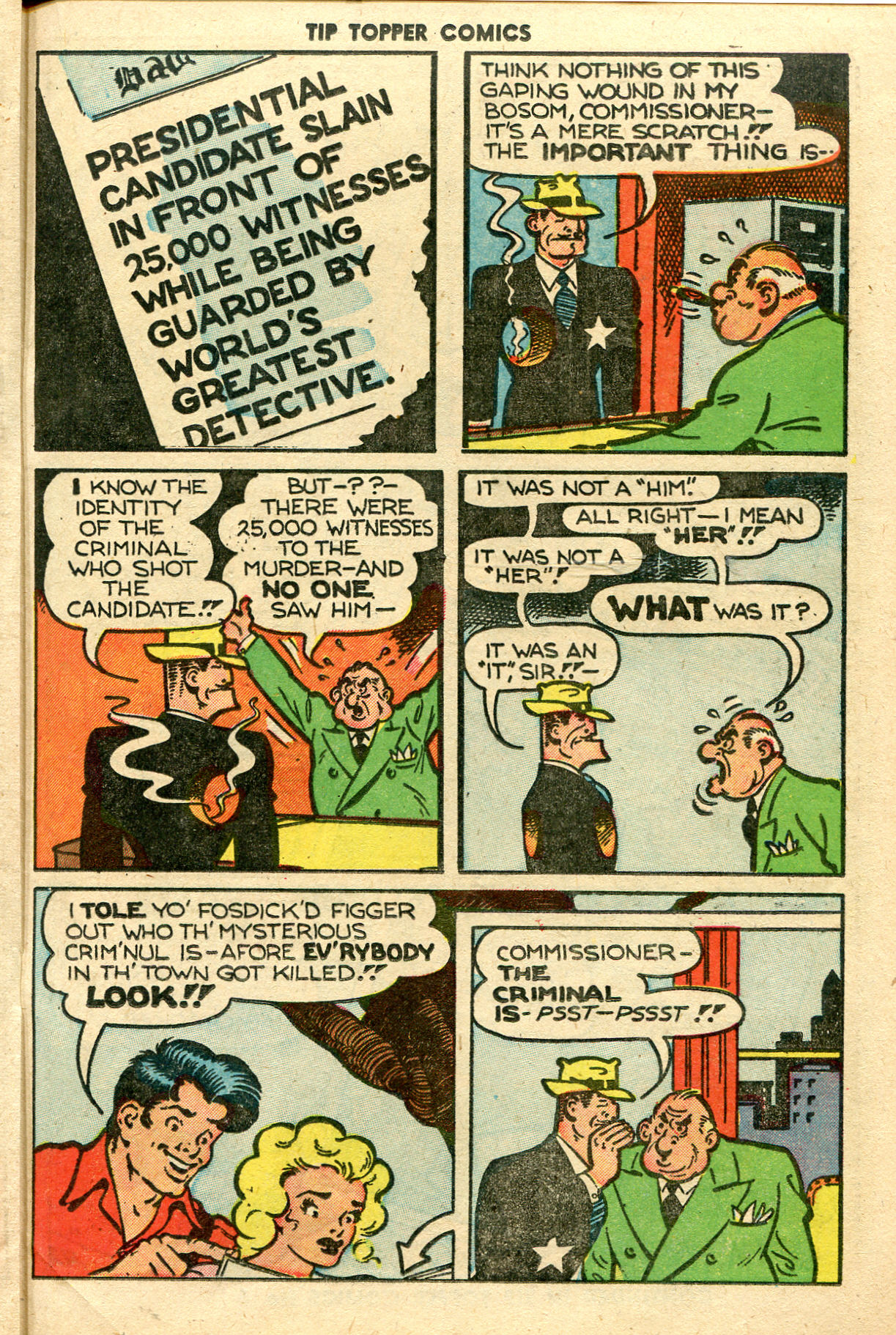 Read online Tip Topper Comics comic -  Issue #5 - 21