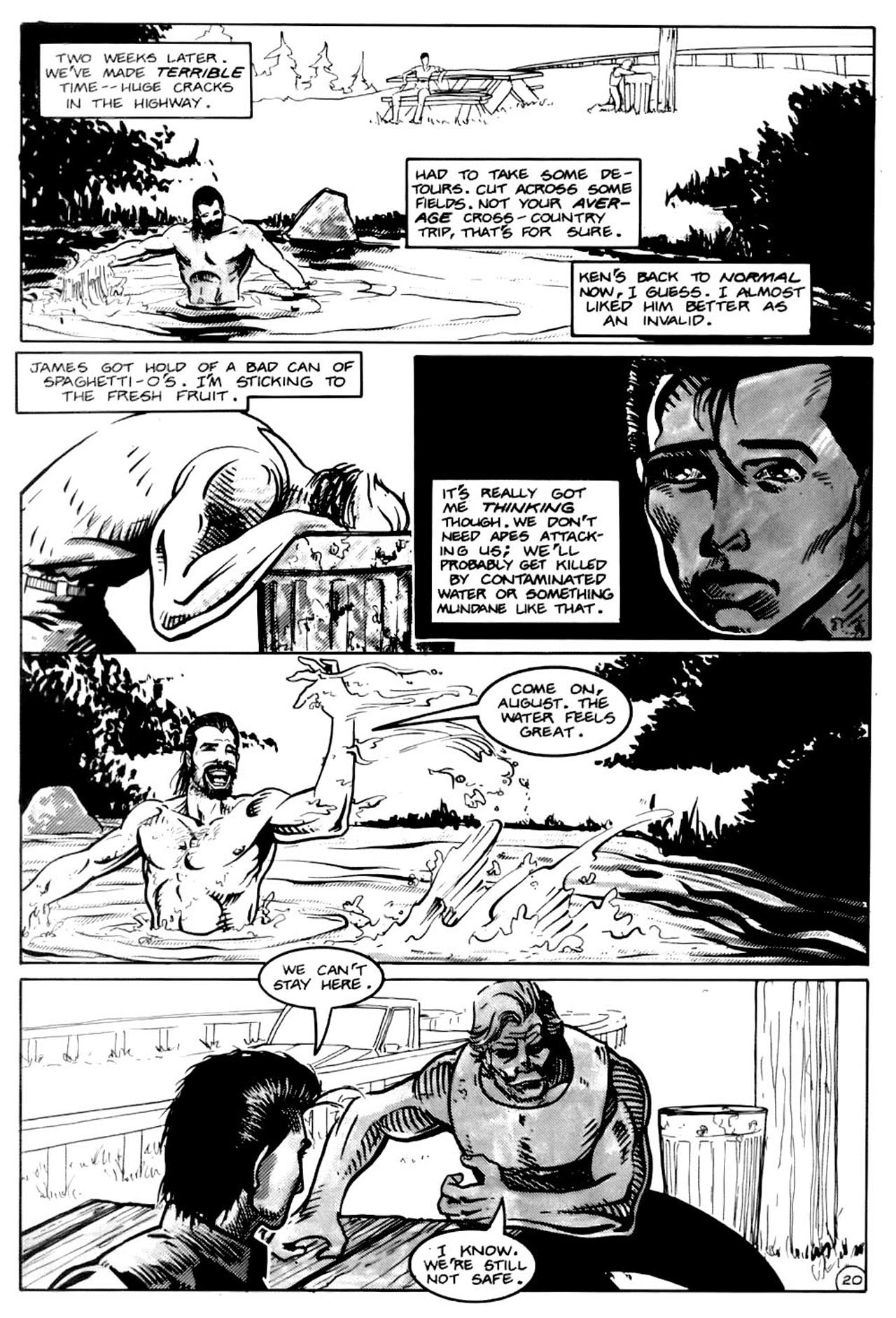 Read online Planet of the Apes (1990) comic -  Issue #15 - 22