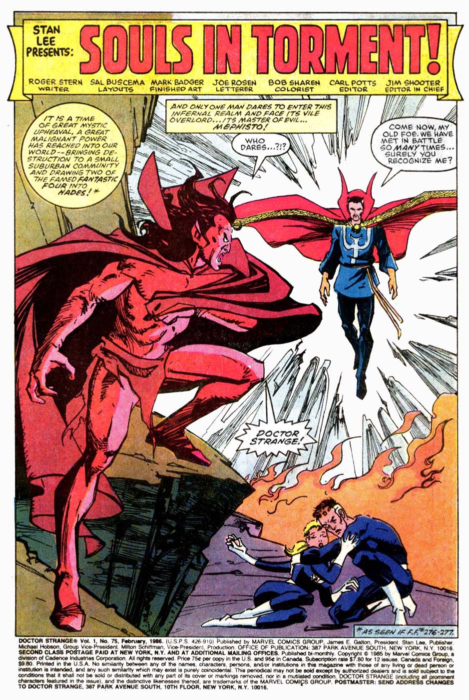 Read online Doctor Strange (1974) comic -  Issue #75 - 2