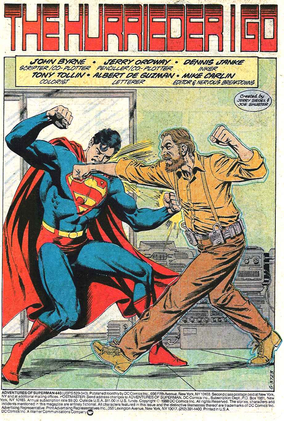 Read online Adventures of Superman (1987) comic -  Issue #440 - 2
