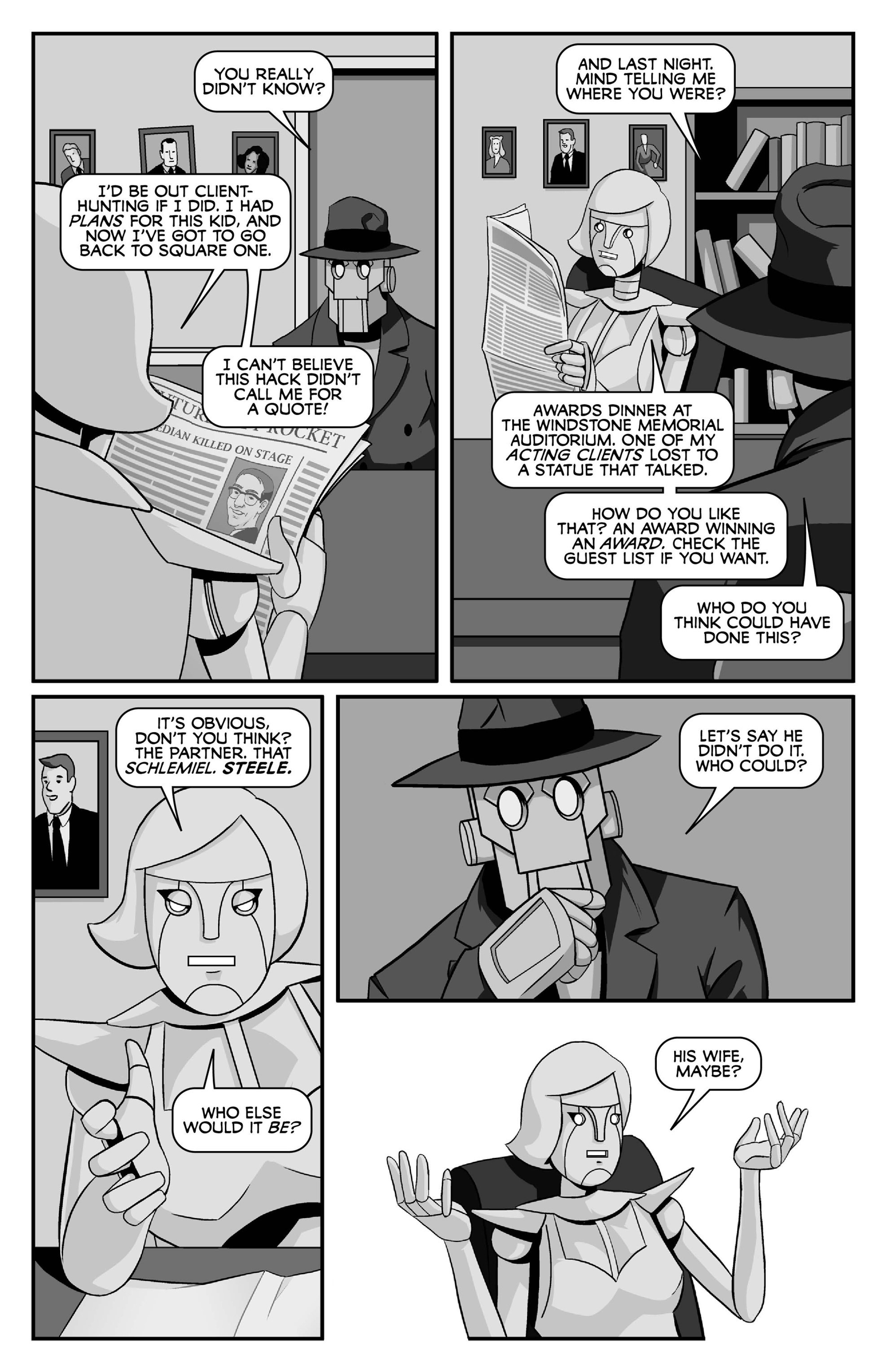 Read online Copernicus Jones: Robot Detective comic -  Issue #7 - 9