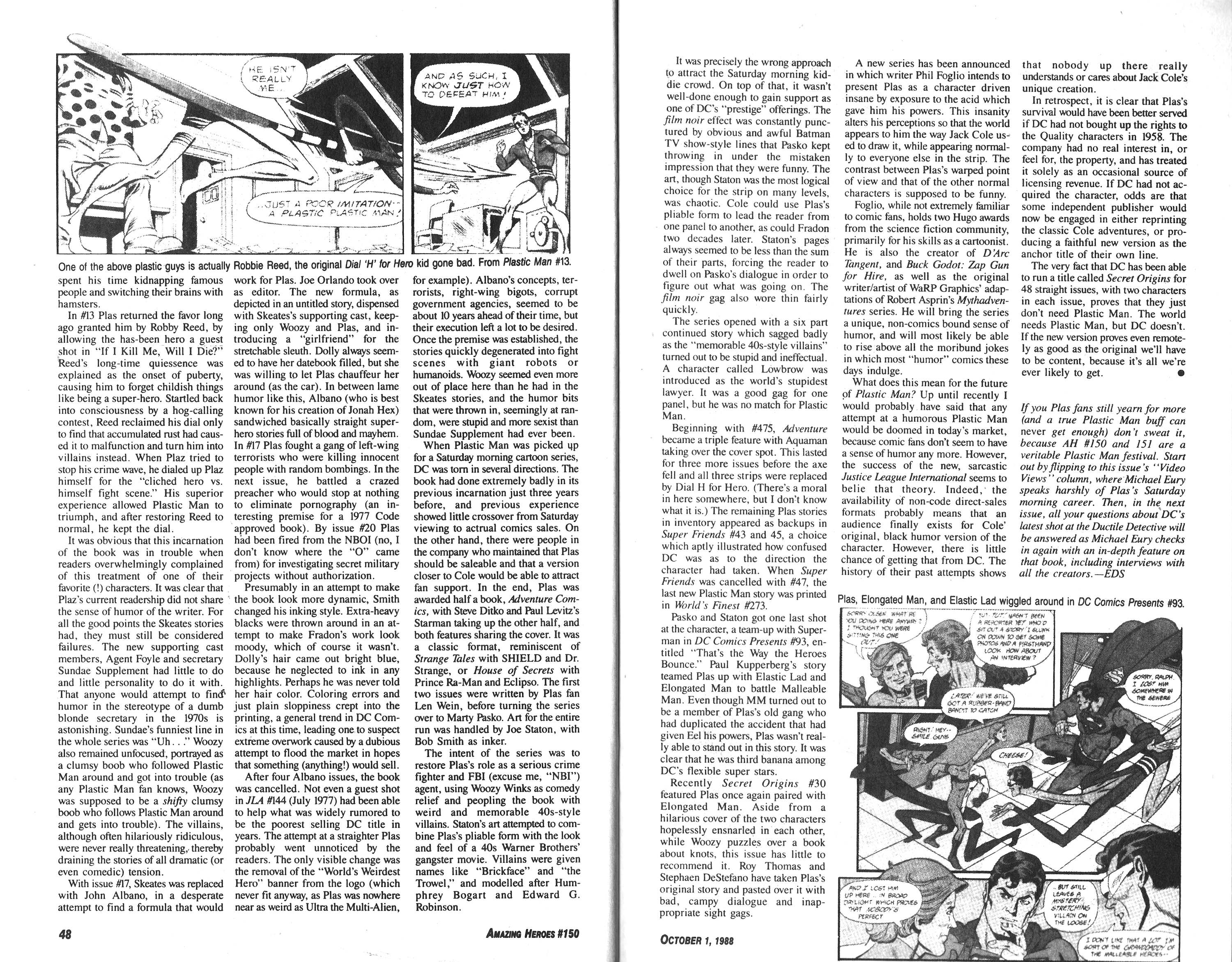 Read online Amazing Heroes comic -  Issue #150 - 25