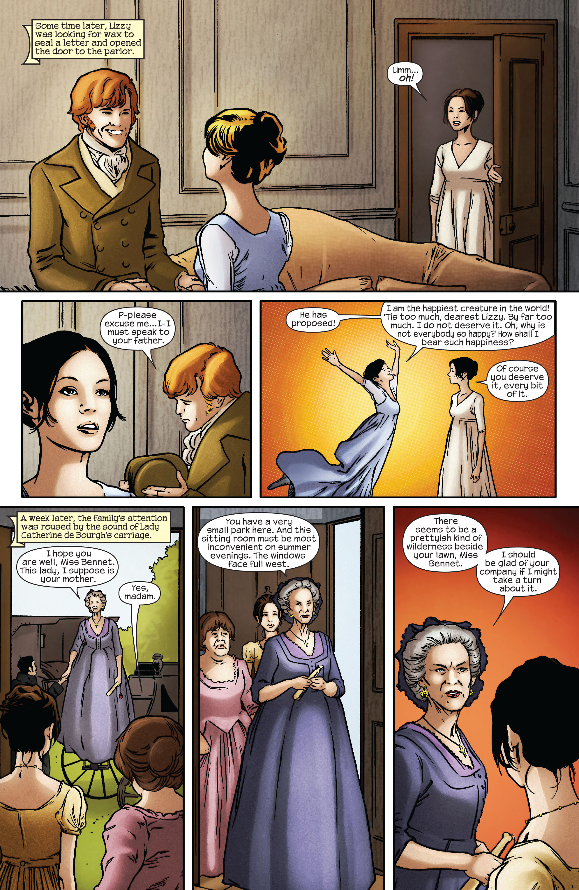 Read online Pride & Prejudice (2009) comic -  Issue #5 - 18