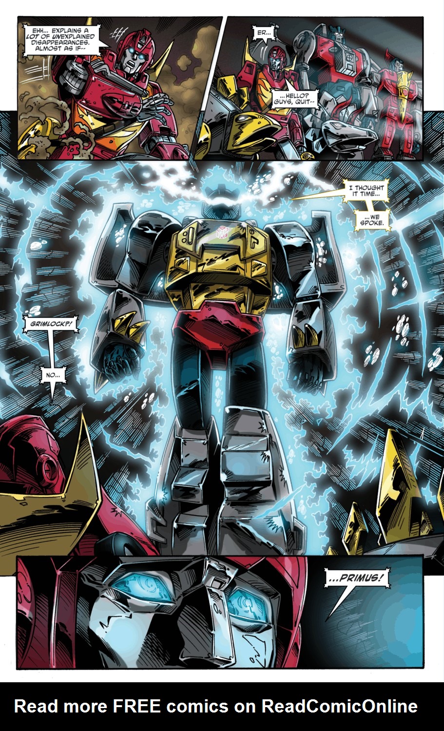 Read online The Transformers: Regeneration One comic -  Issue #93 - 22