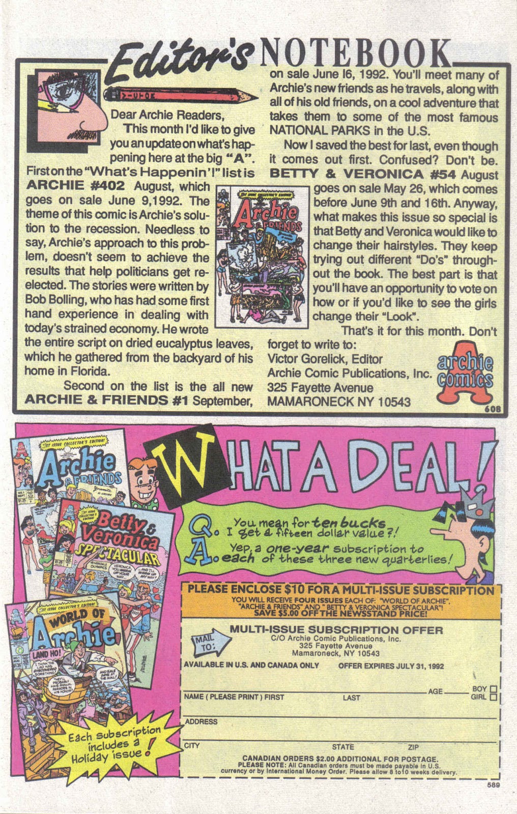 World of Archie (1992) issue 1 - Page 11