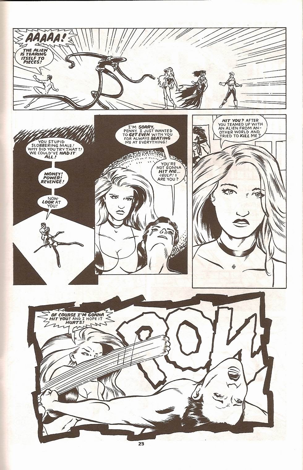 Read online Spider Femme Versus Denim comic -  Issue # Full - 25