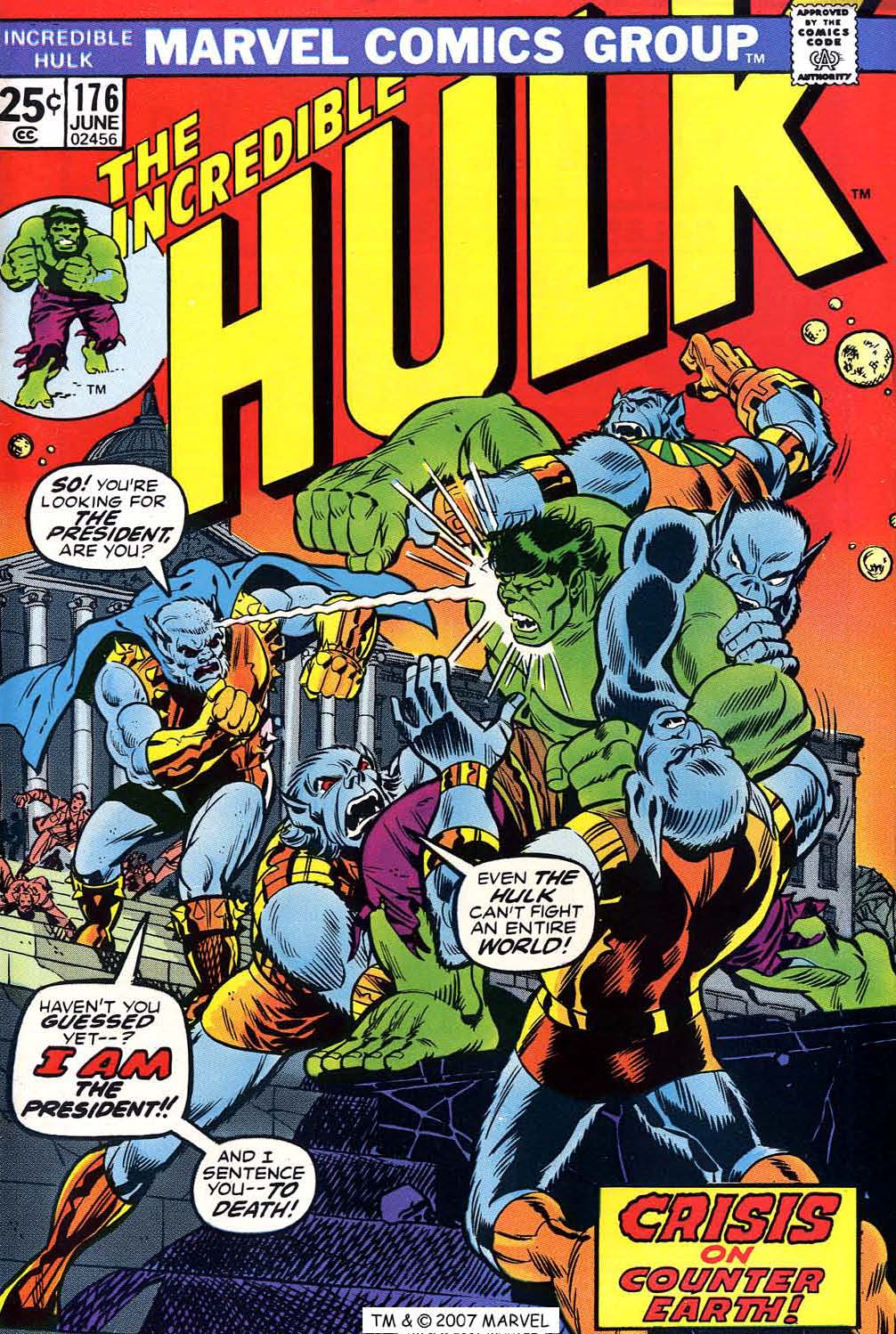 Read online The Incredible Hulk (1968) comic -  Issue #176 - 1