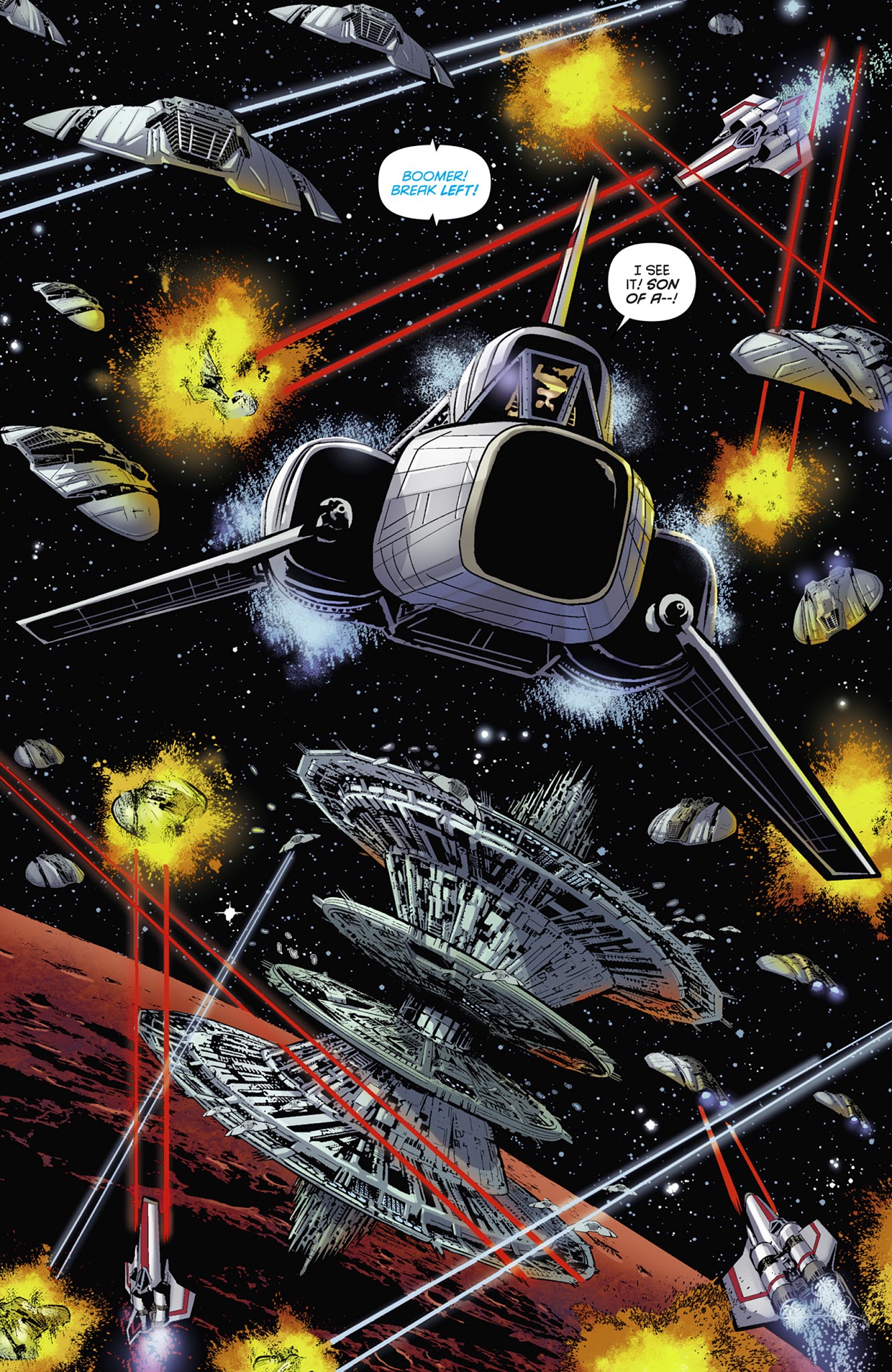 Read online Classic Battlestar Galactica: The Death of Apollo comic -  Issue #4 - 7