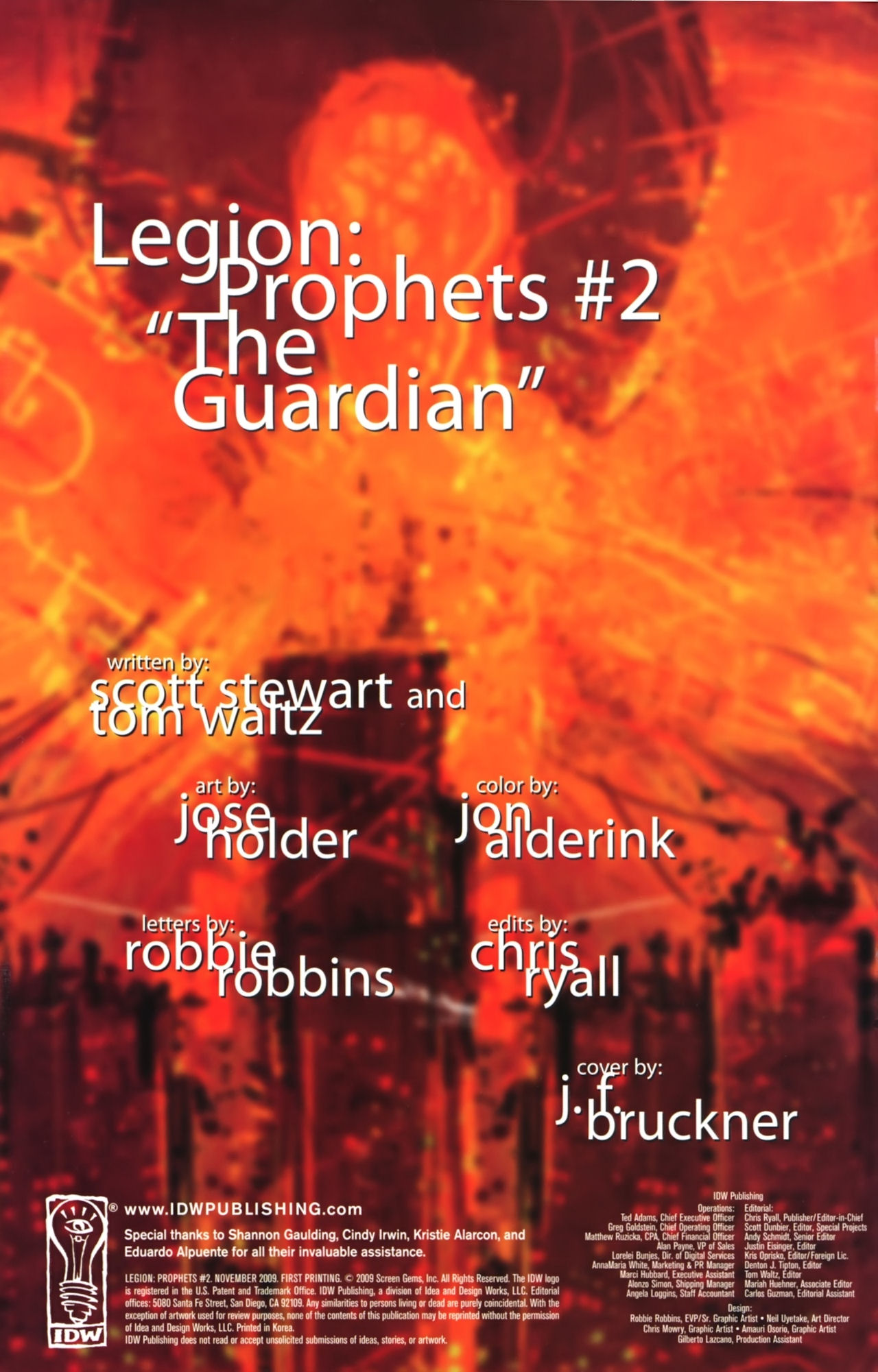 Read online Legion: Prophets comic -  Issue #2 - 2