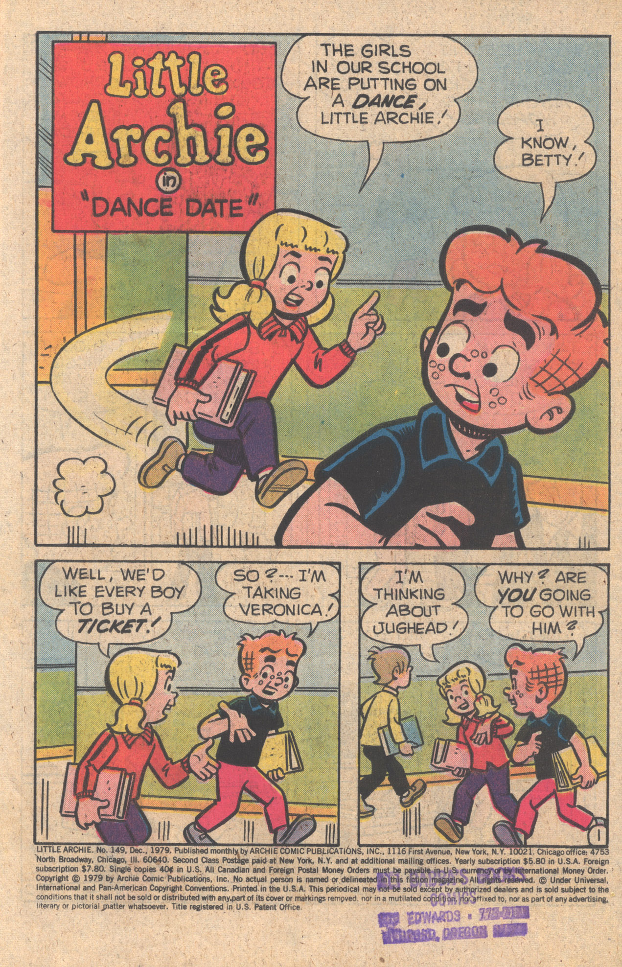 Read online The Adventures of Little Archie comic -  Issue #149 - 3