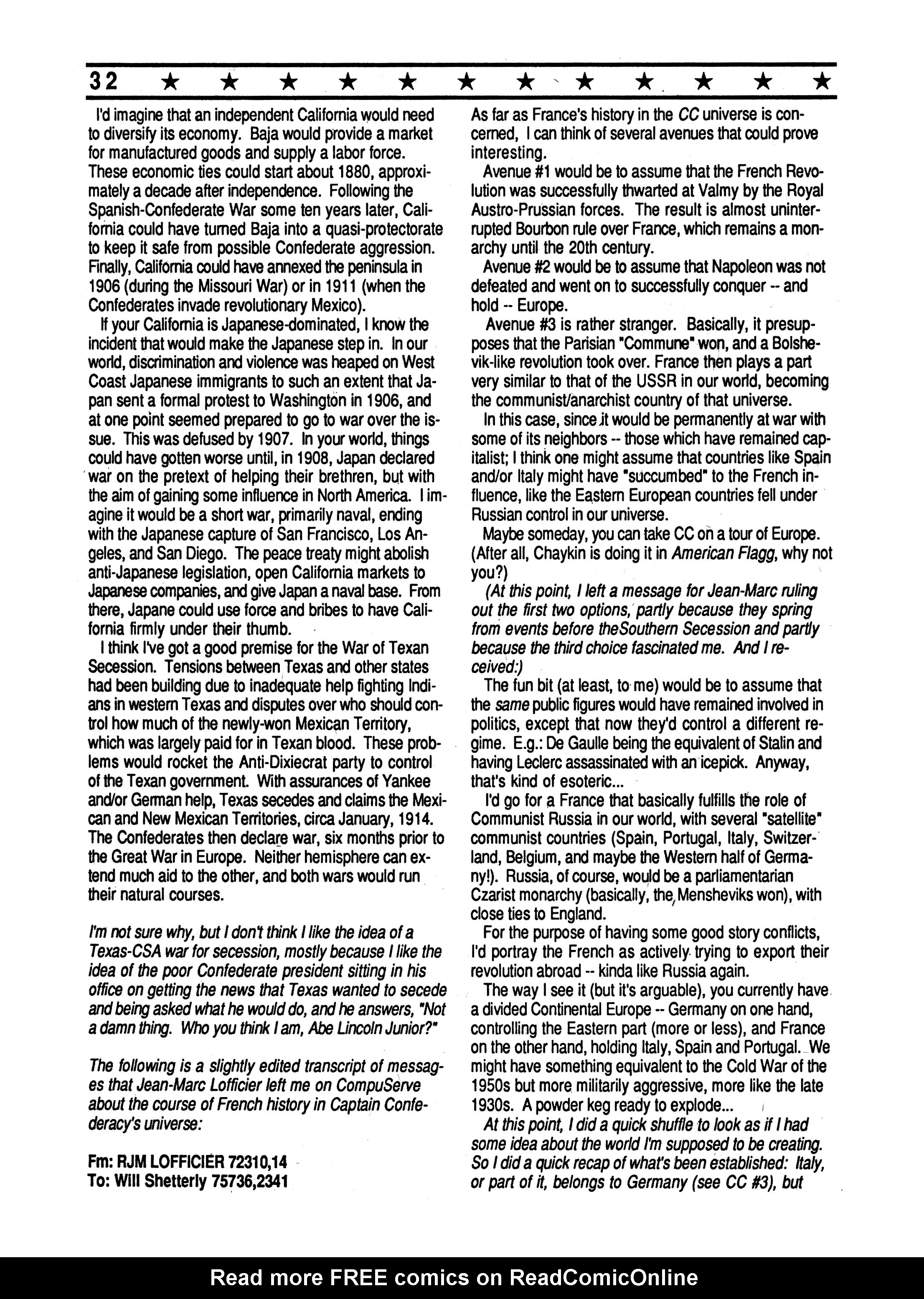 Read online Captain Confederacy (1986) comic -  Issue #11 - 34