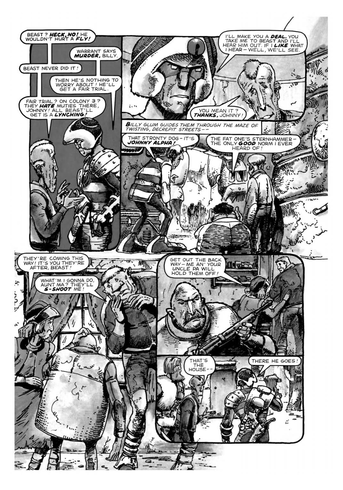 Read online Strontium Dog: Search/Destroy Agency Files comic -  Issue # TPB 3 (Part 4) - 93