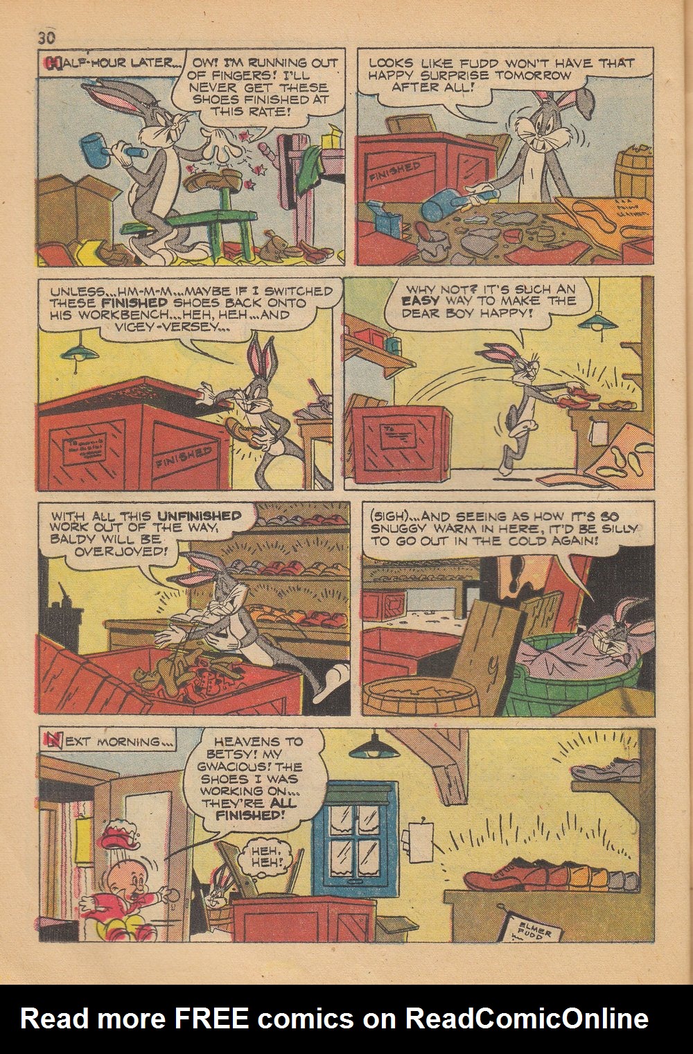 Read online Bugs Bunny's Christmas Funnies comic -  Issue # TPB 4 - 32