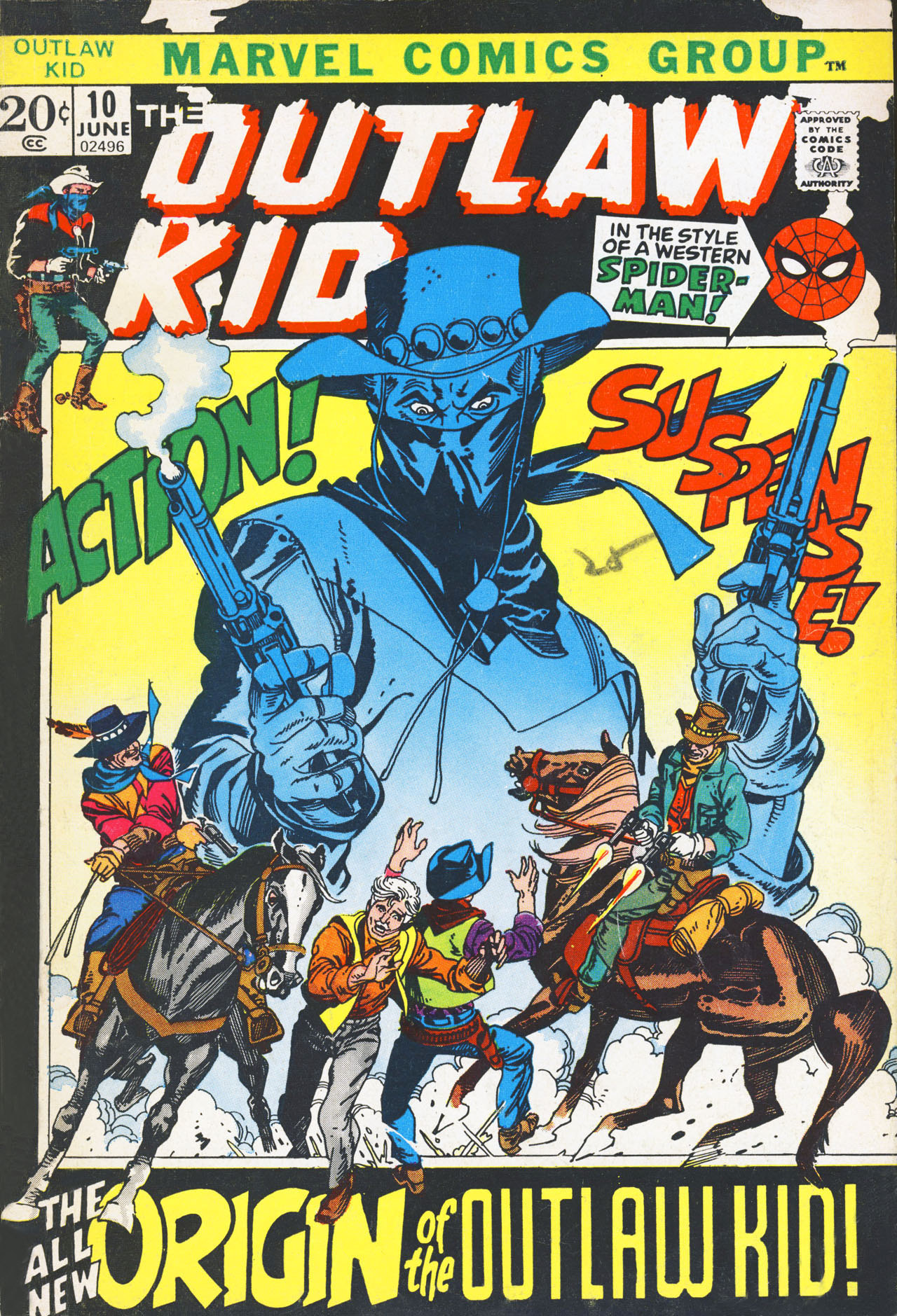 Read online The Outlaw Kid (1970) comic -  Issue #10 - 1