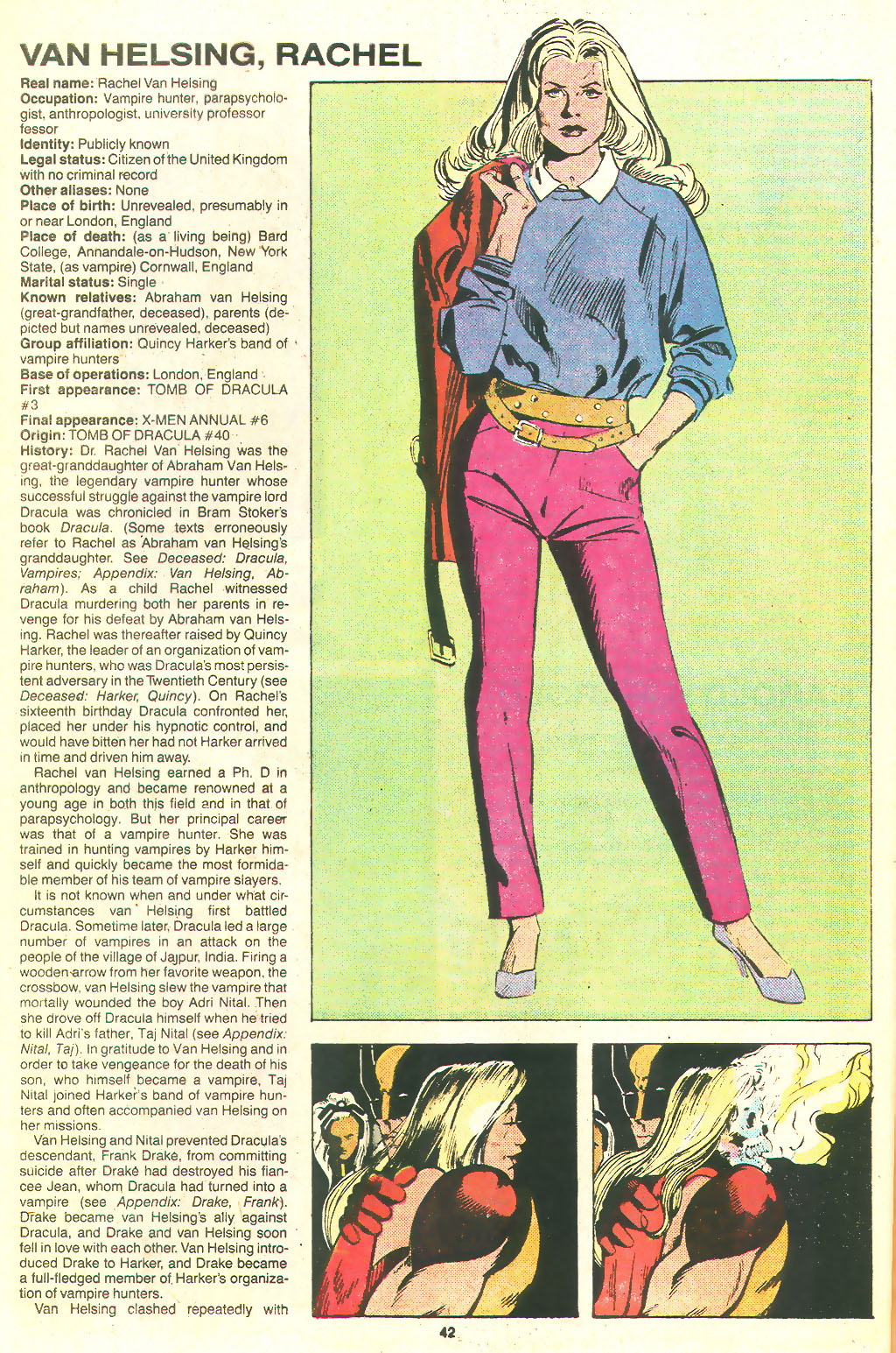 Read online The Official Handbook of the Marvel Universe Deluxe Edition comic -  Issue #20 - 44