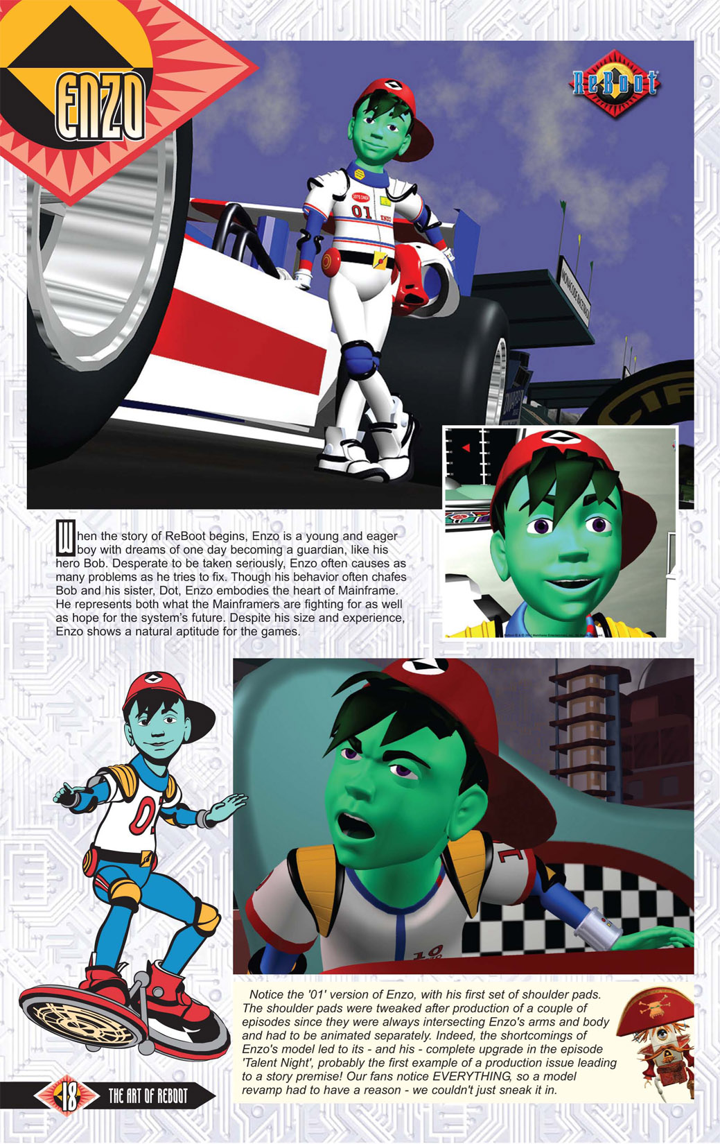 Read online The Art of Reboot comic -  Issue # TPB - 18