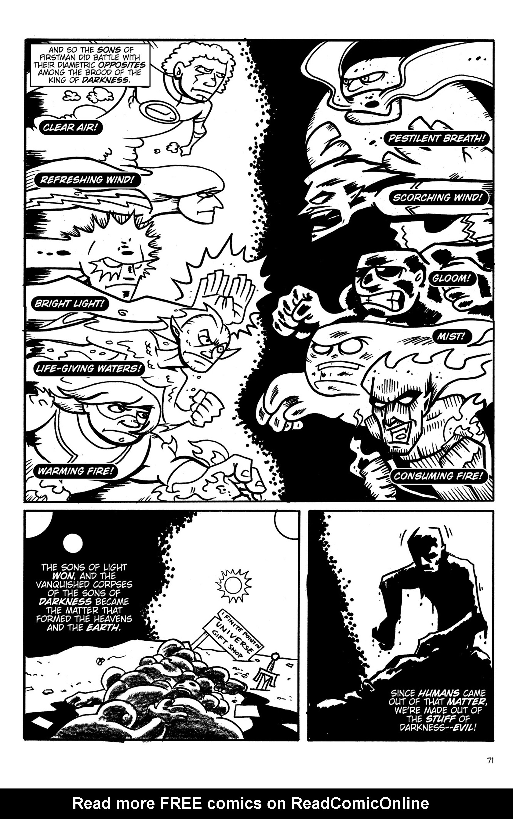 Read online Action Philosophers! comic -  Issue #Action Philosophers! TPB (Part 1) - 71