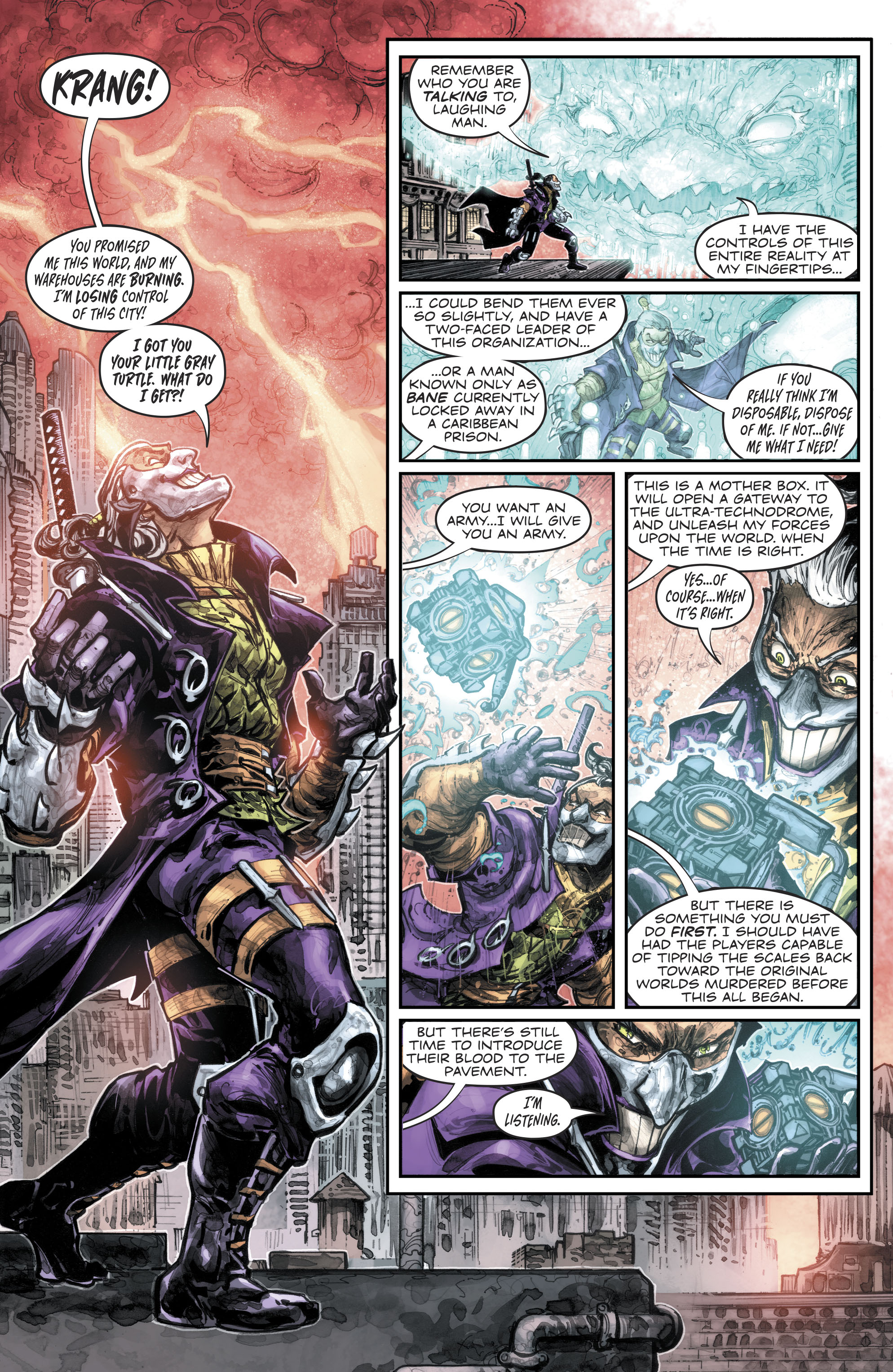 Read online Batman/Teenage Mutant Ninja Turtles III comic -  Issue #4 - 8