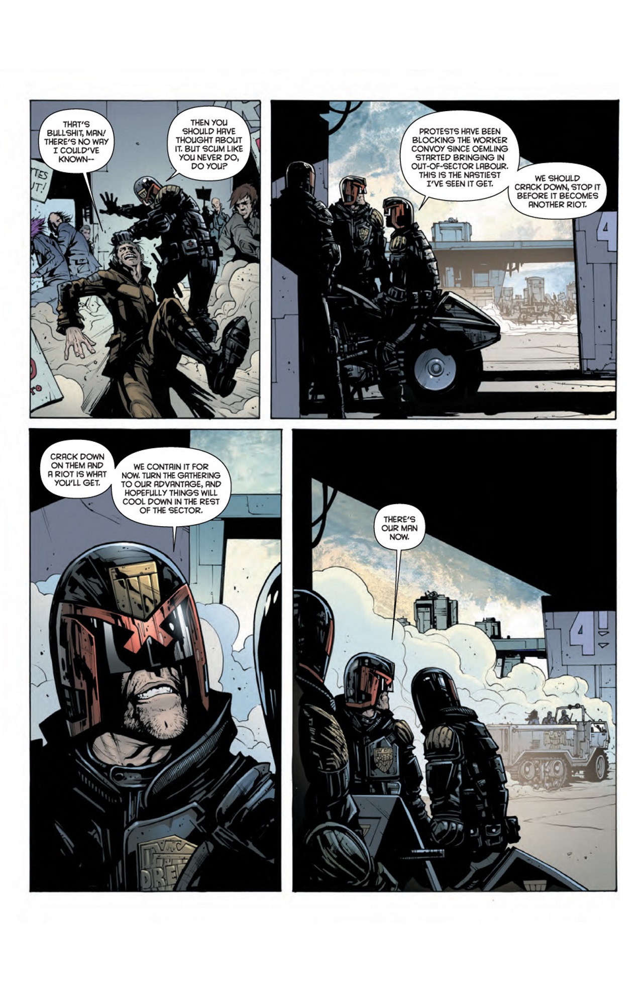 Read online Dredd: Uprise comic -  Issue #1 - 17