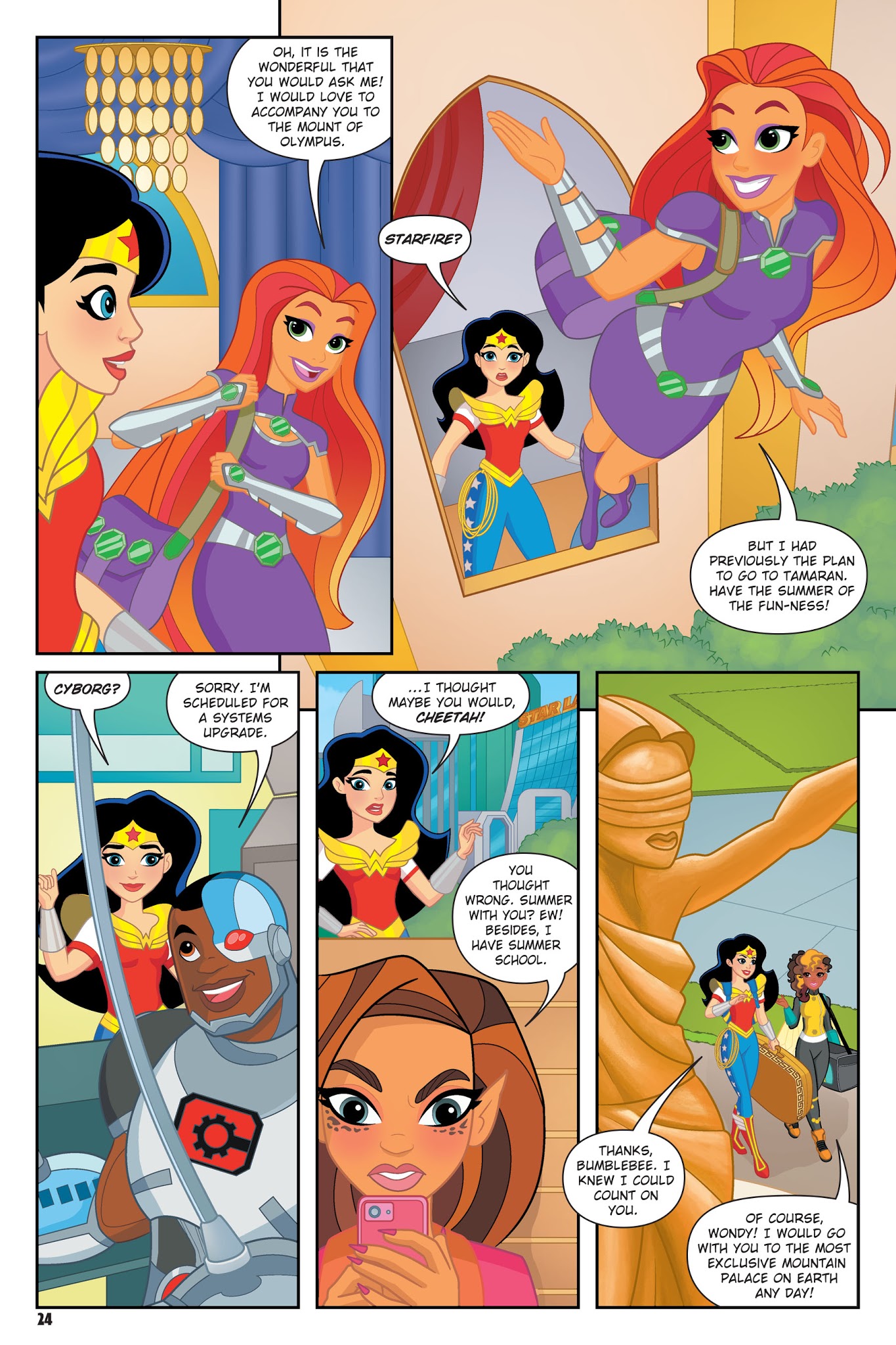 Read online DC Super Hero Girls: Summer Olympus comic -  Issue # TPB - 22