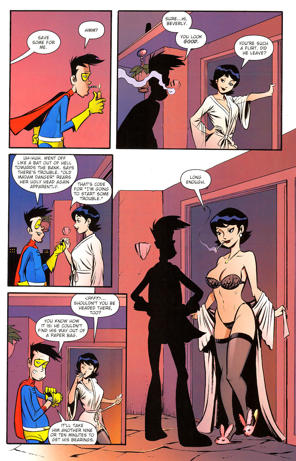 Read online Paul Jenkins' Sidekick comic -  Issue #1 - 9