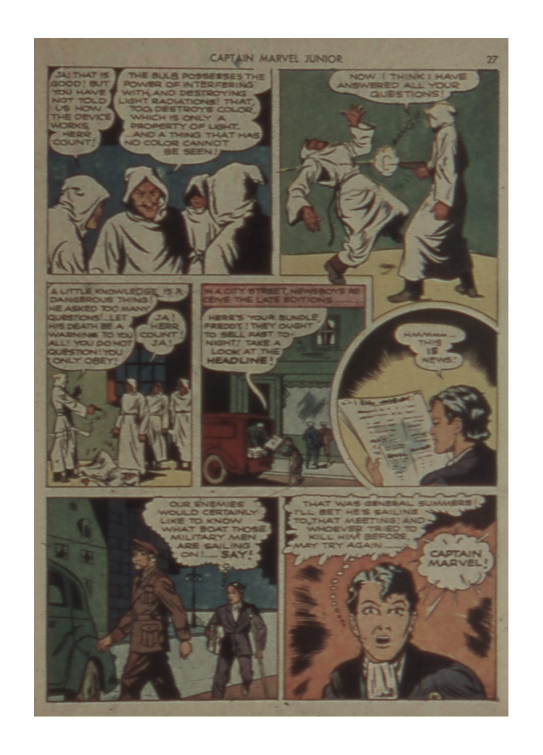Read online Captain Marvel, Jr. comic -  Issue #4 - 28
