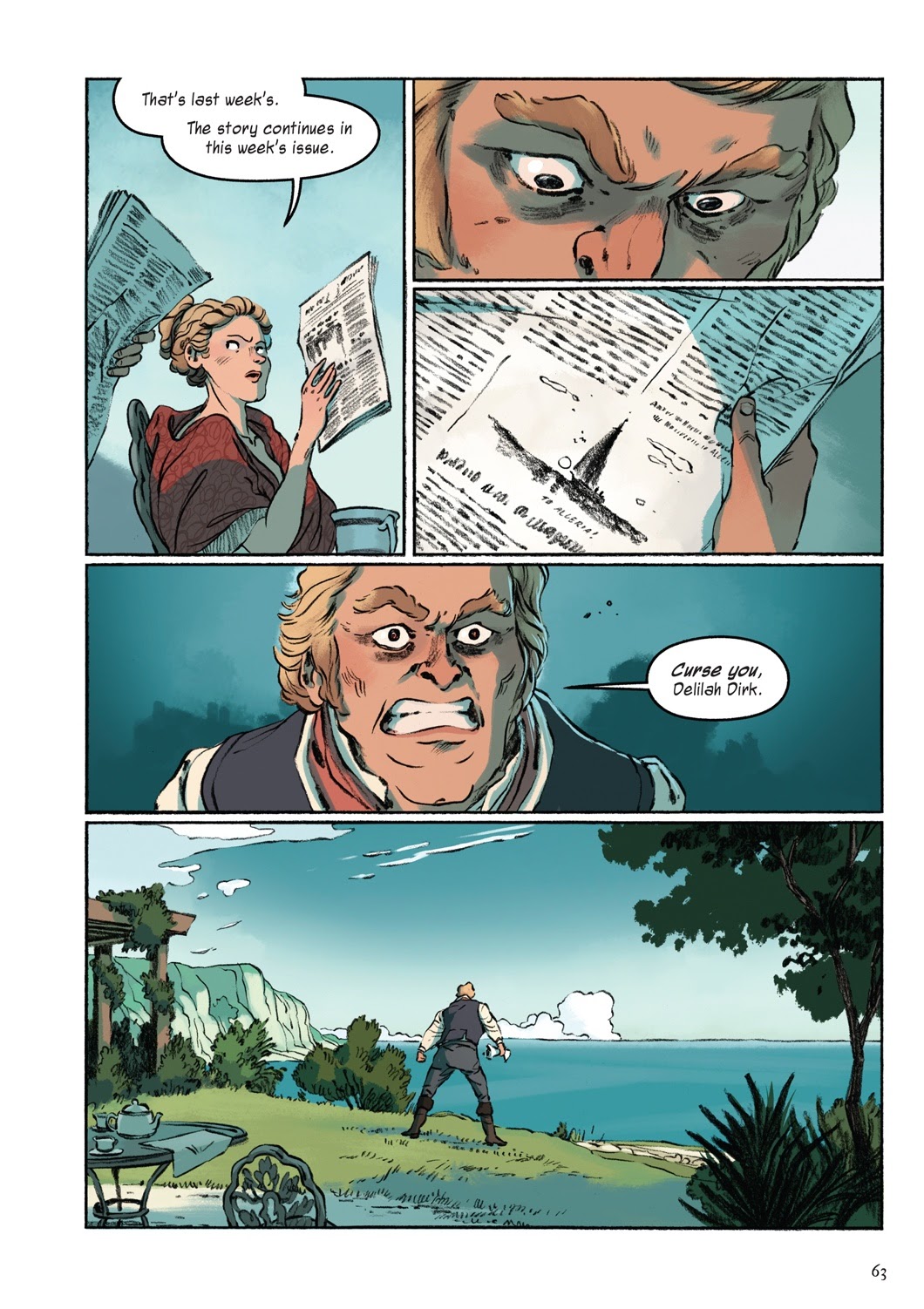 Read online Delilah Dirk and the Pillars of Hercules comic -  Issue # TPB (Part 1) - 62