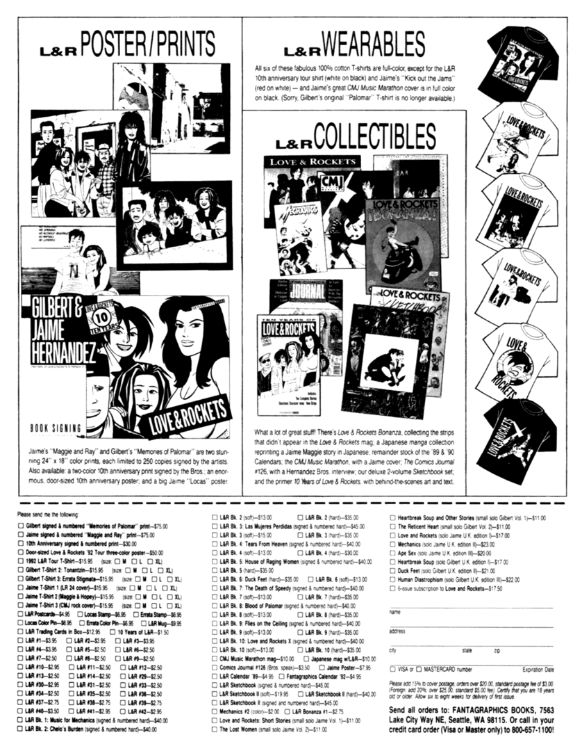 Read online Love and Rockets (1982) comic -  Issue #41 - 34