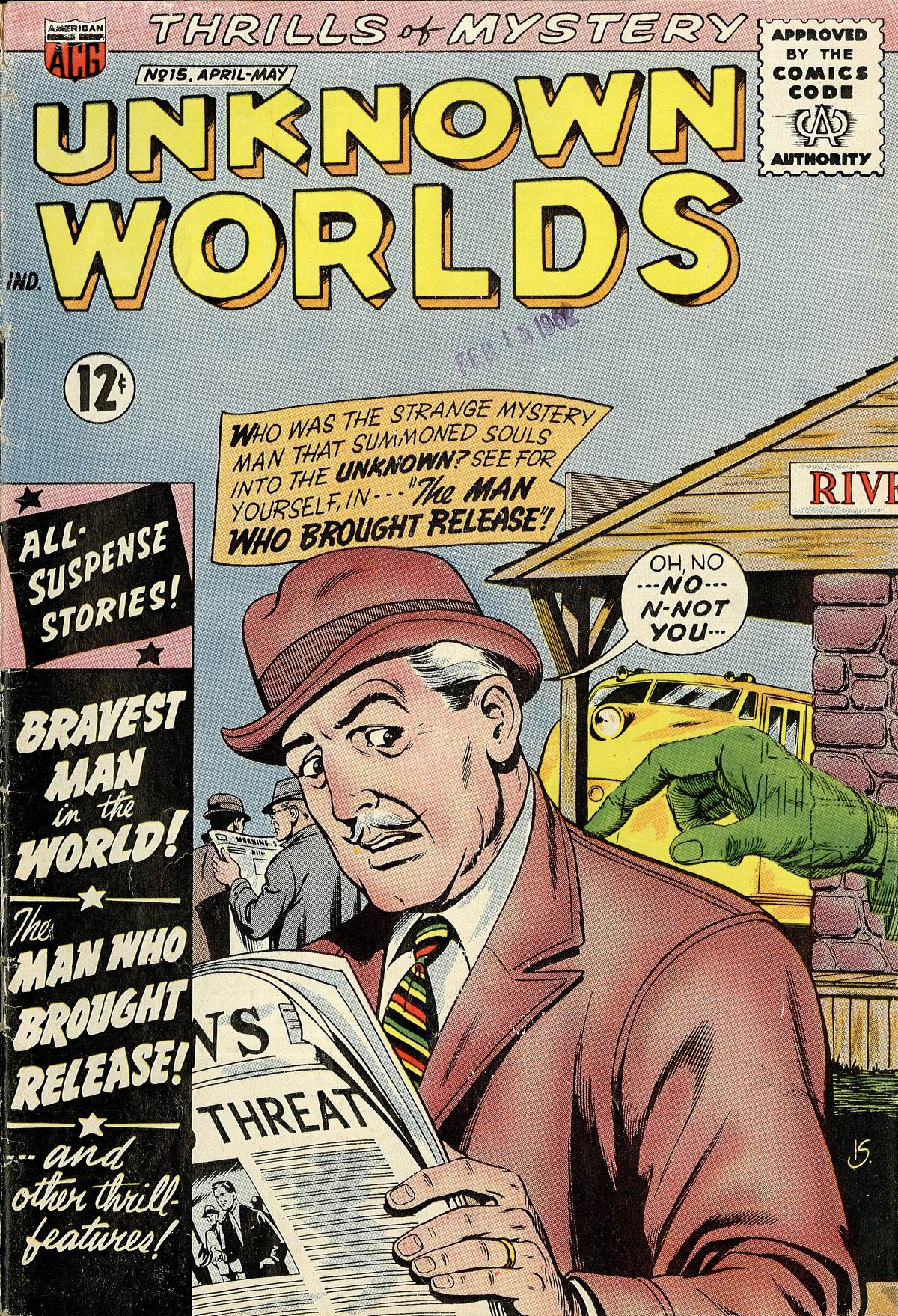 Read online Unknown Worlds comic -  Issue #15 - 1