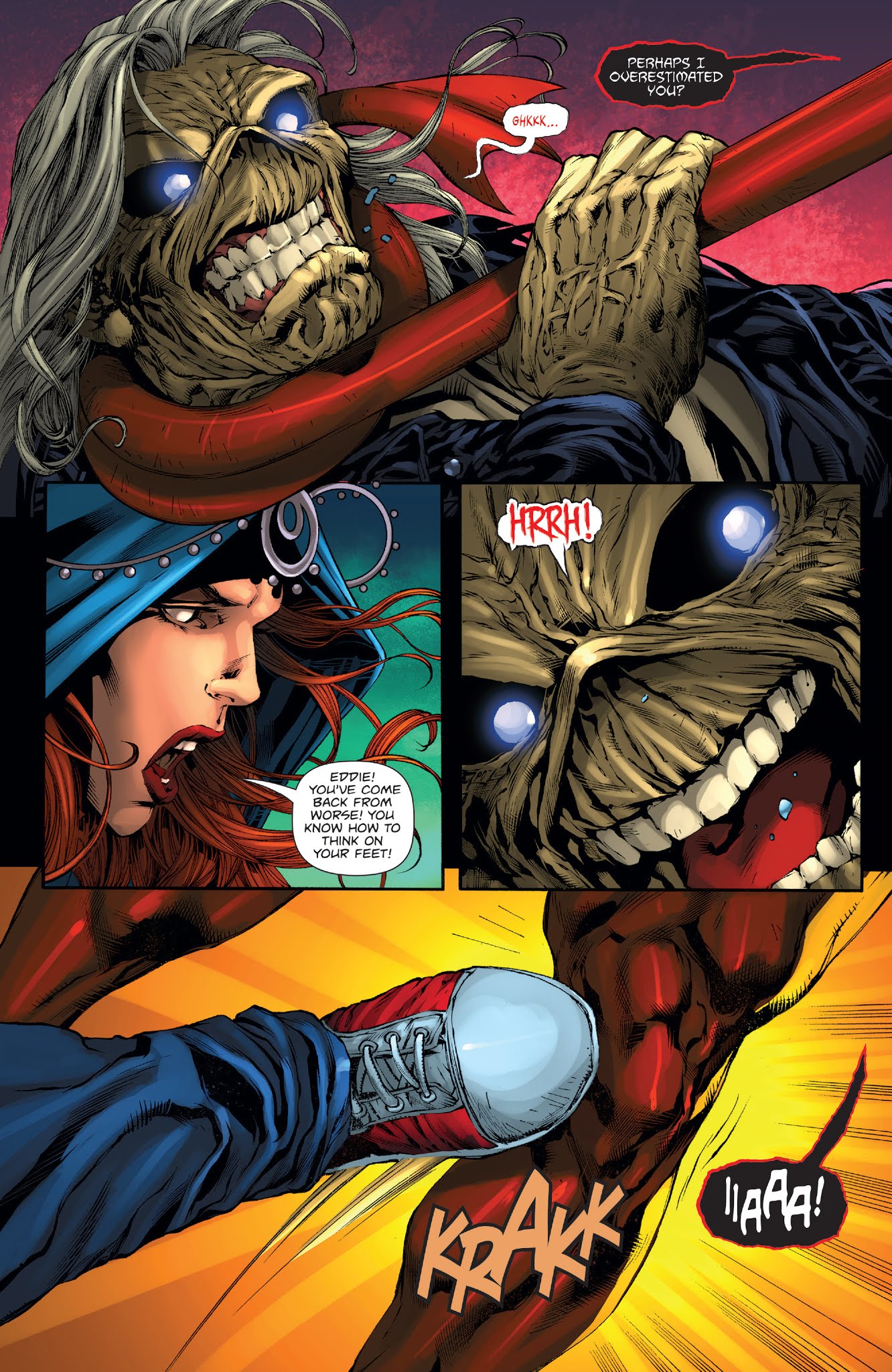 Read online Iron Maiden: Legacy of the Beast comic -  Issue #5 - 12